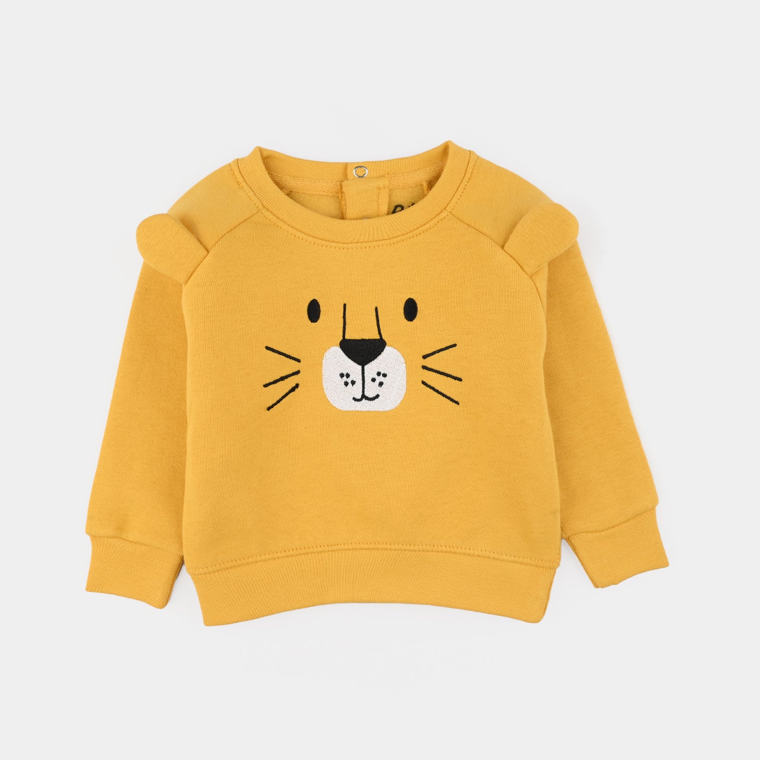 Infant Boys Fleece 2 Piece Suit (Lion) - Yellow - Image 2