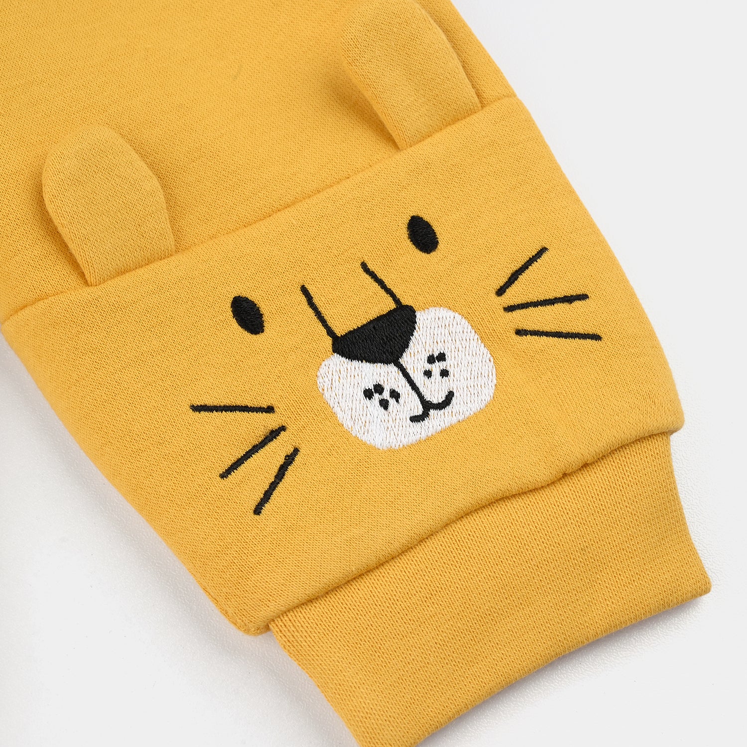 Infant Boys Fleece 2 Piece Suit (Lion) - Yellow - Image 6