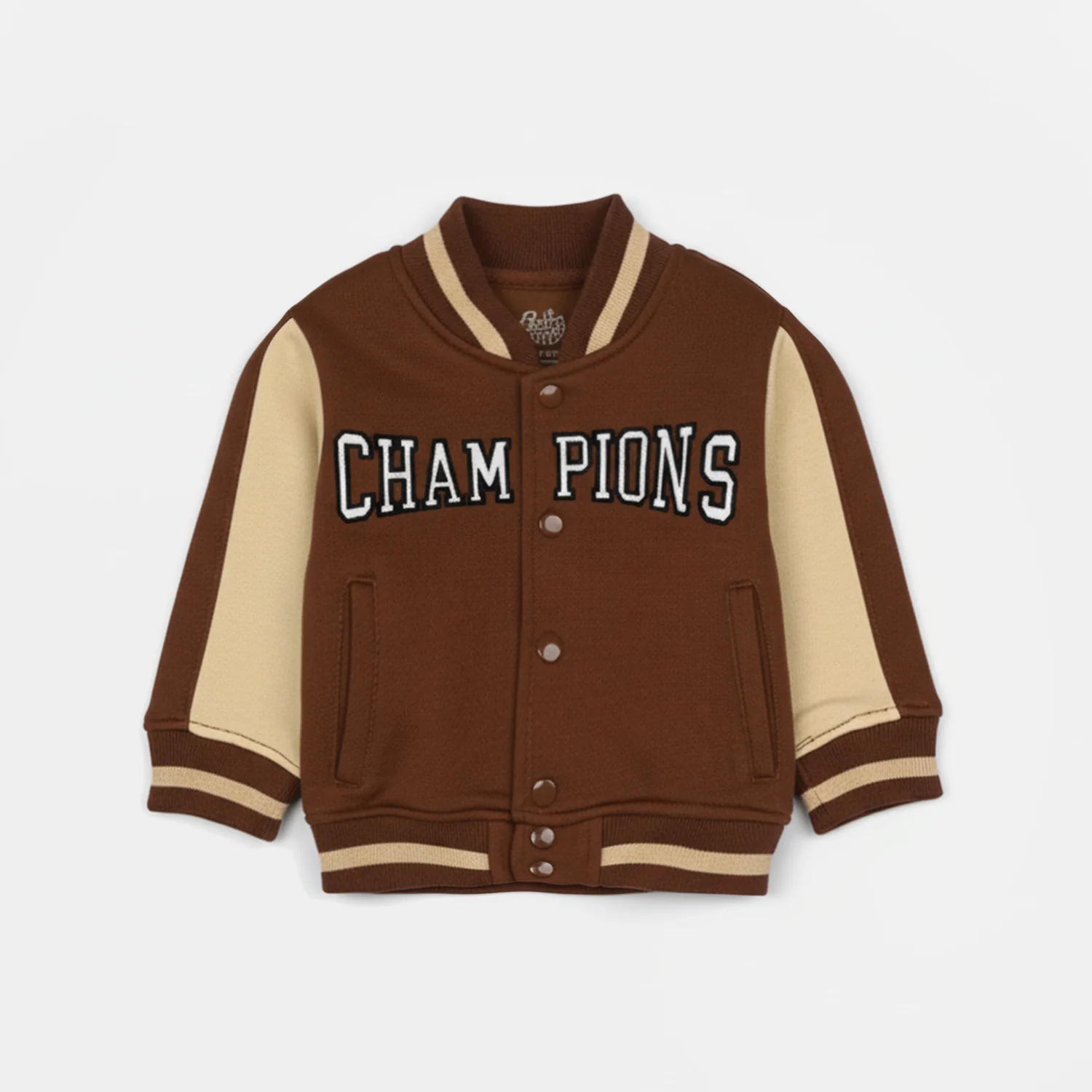 Infant Boys Fleece Knitted Bomber Jacket