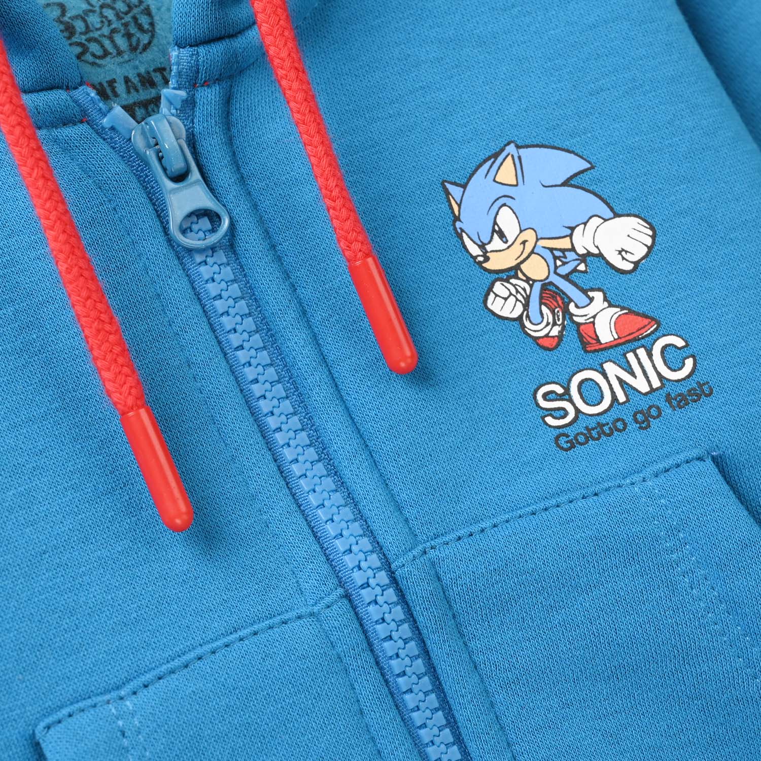 Infant Boys Fleece Knitted Jacket Character - Blue - Image 2