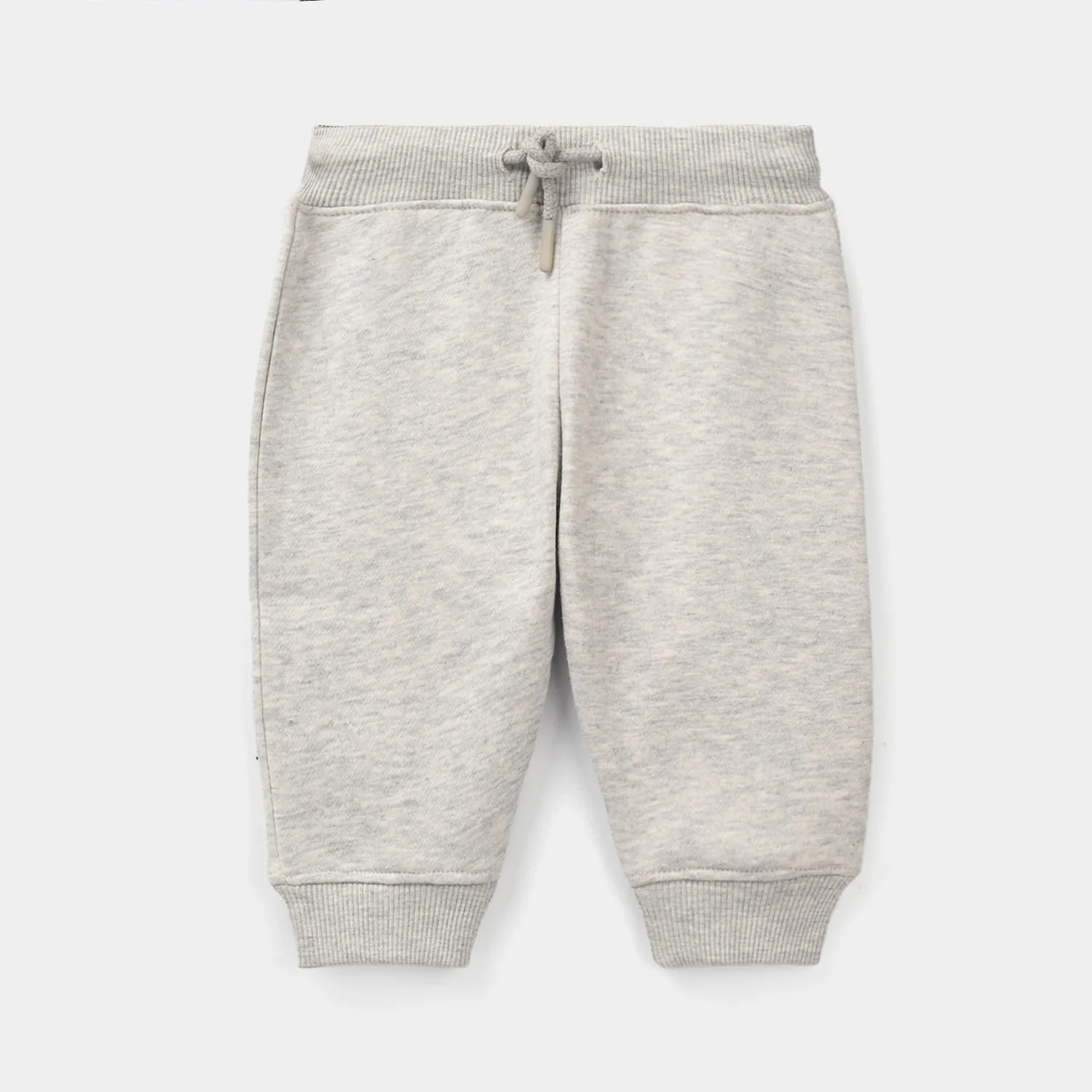 Infant Boys Fleece Pajama Bear Face-H.grey - Image 3