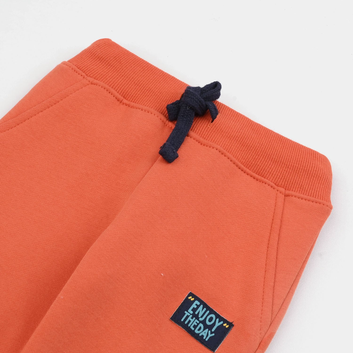 Infant Boys Fleece Pajama Enjoy - Orange - Image 2