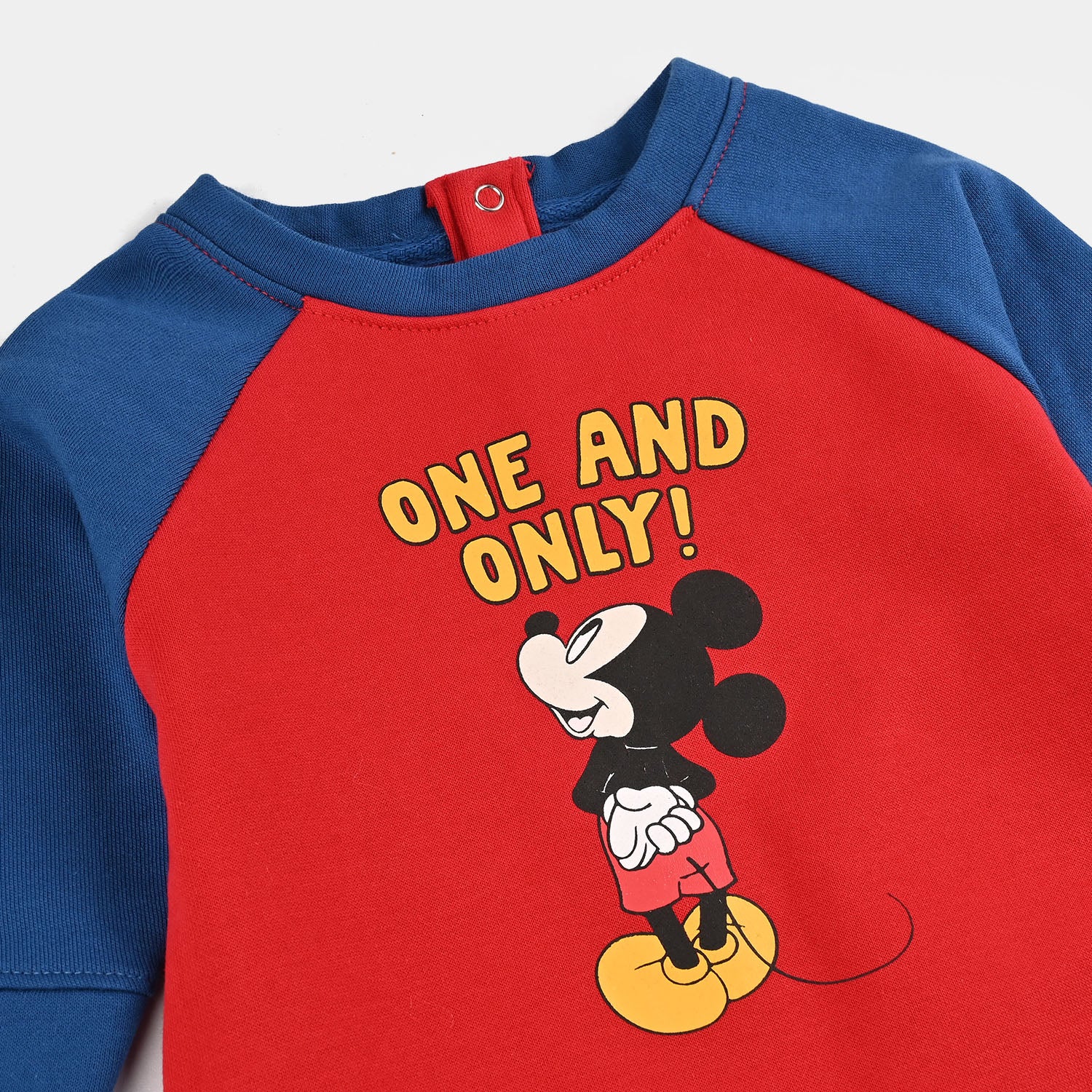 Infant Boys Fleece Romper Character - Red - Image 2