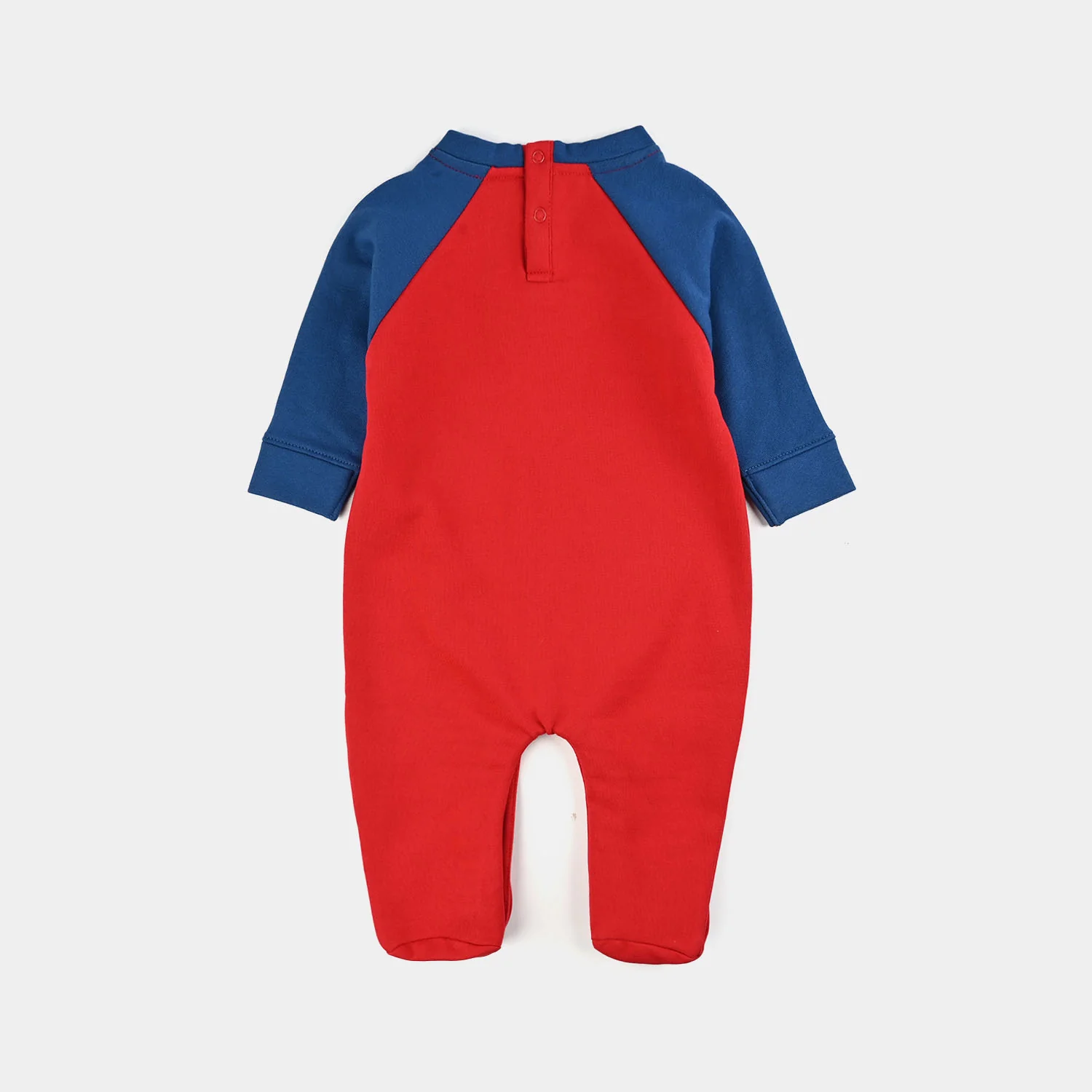 Infant Boys Fleece Romper Character - Red - Image 4