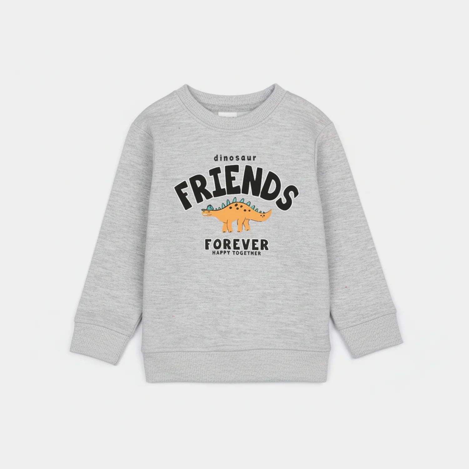 Infant Boys Fleece Sweatshirt Friends - Grey