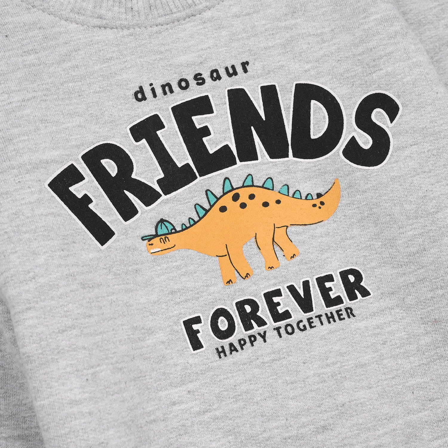 Infant Boys Fleece Sweatshirt Friends - Grey - Image 2
