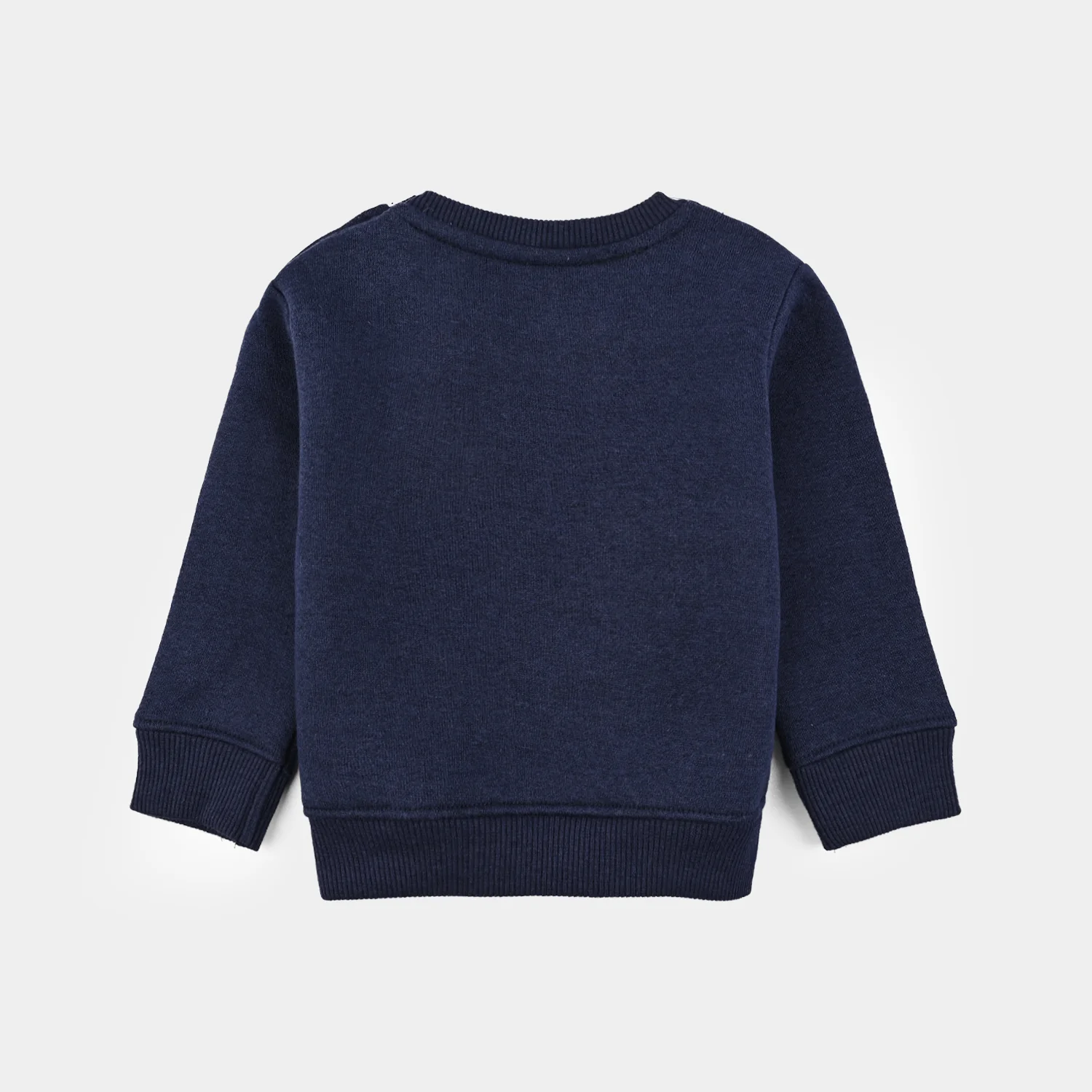 Infant Boys Fleece Sweatshirt (Just a boy) - Navy - Image 4