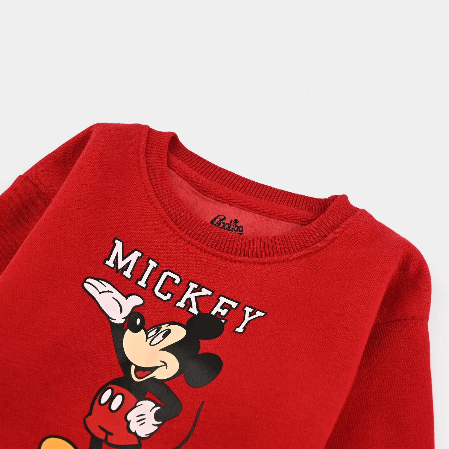Infant Boys Fleece Sweatshirt-Red - Image 2