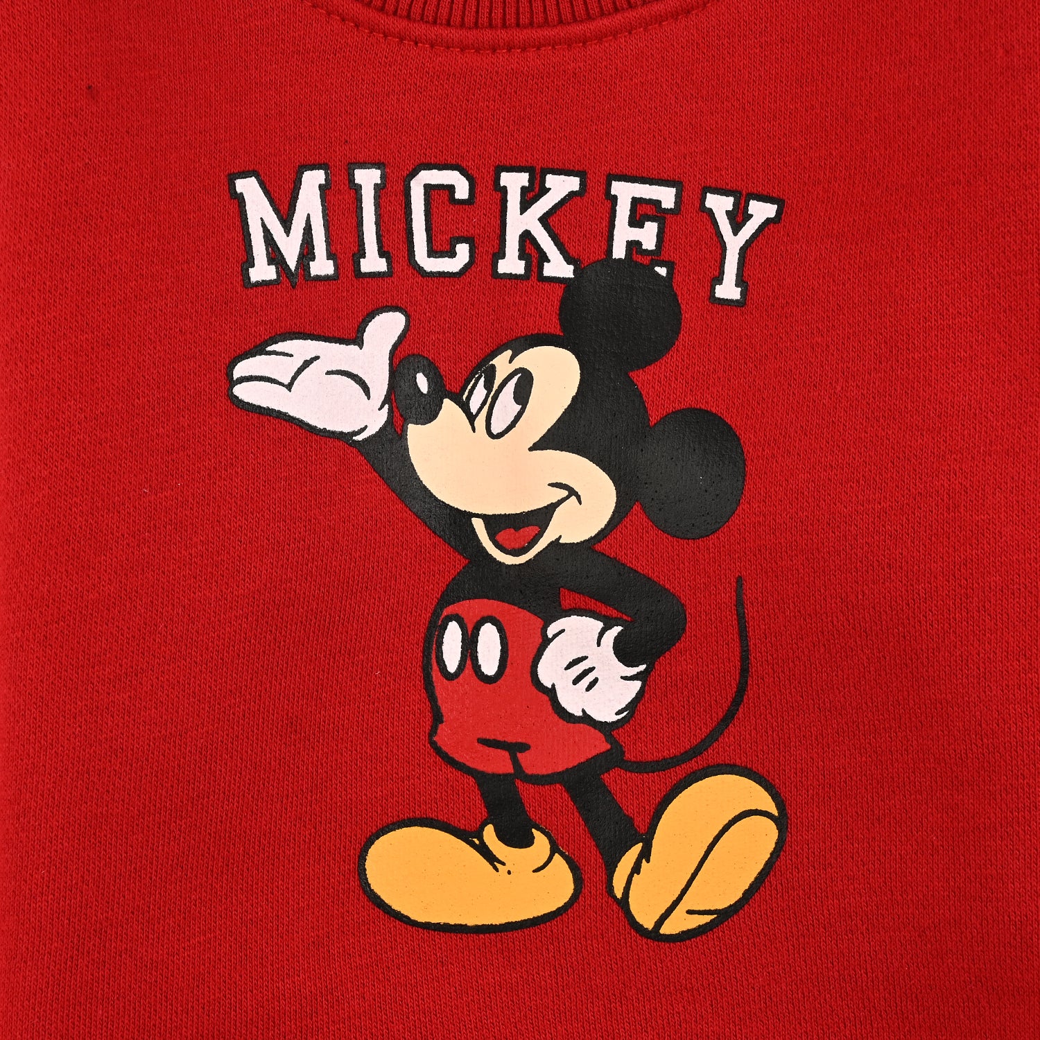 Infant Boys Fleece Sweatshirt-Red - Image 3