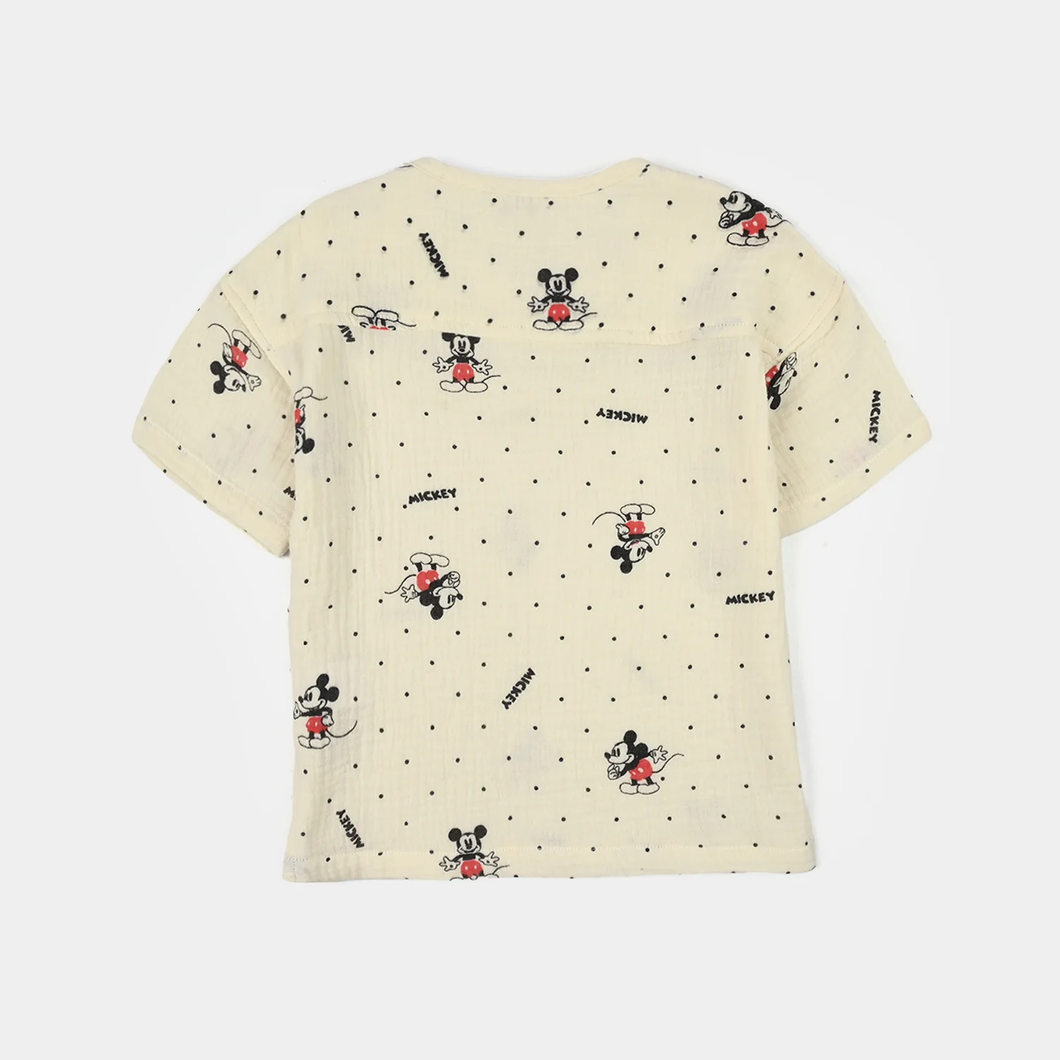 Infant Boys Gauze Woven Suit (Character) - Off-White - Image 5