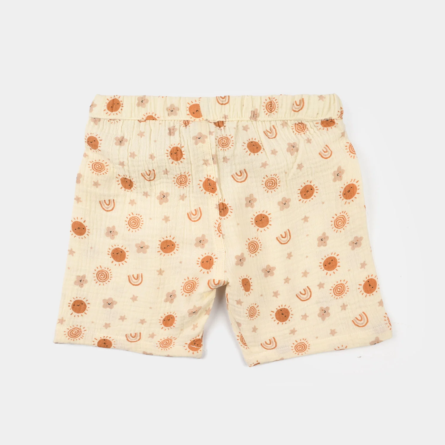 Infant Boys Gauze Woven Suit (Little Shine) – Off White - Image 3