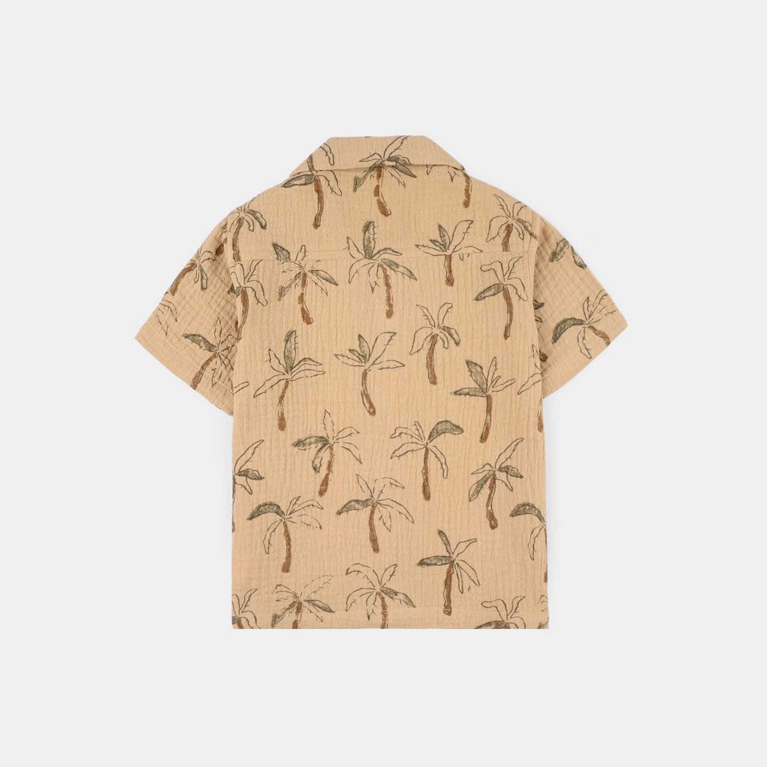 Infant Boys Gauze Woven Suit (Mini Jungle) - Brown/Green - Image 4