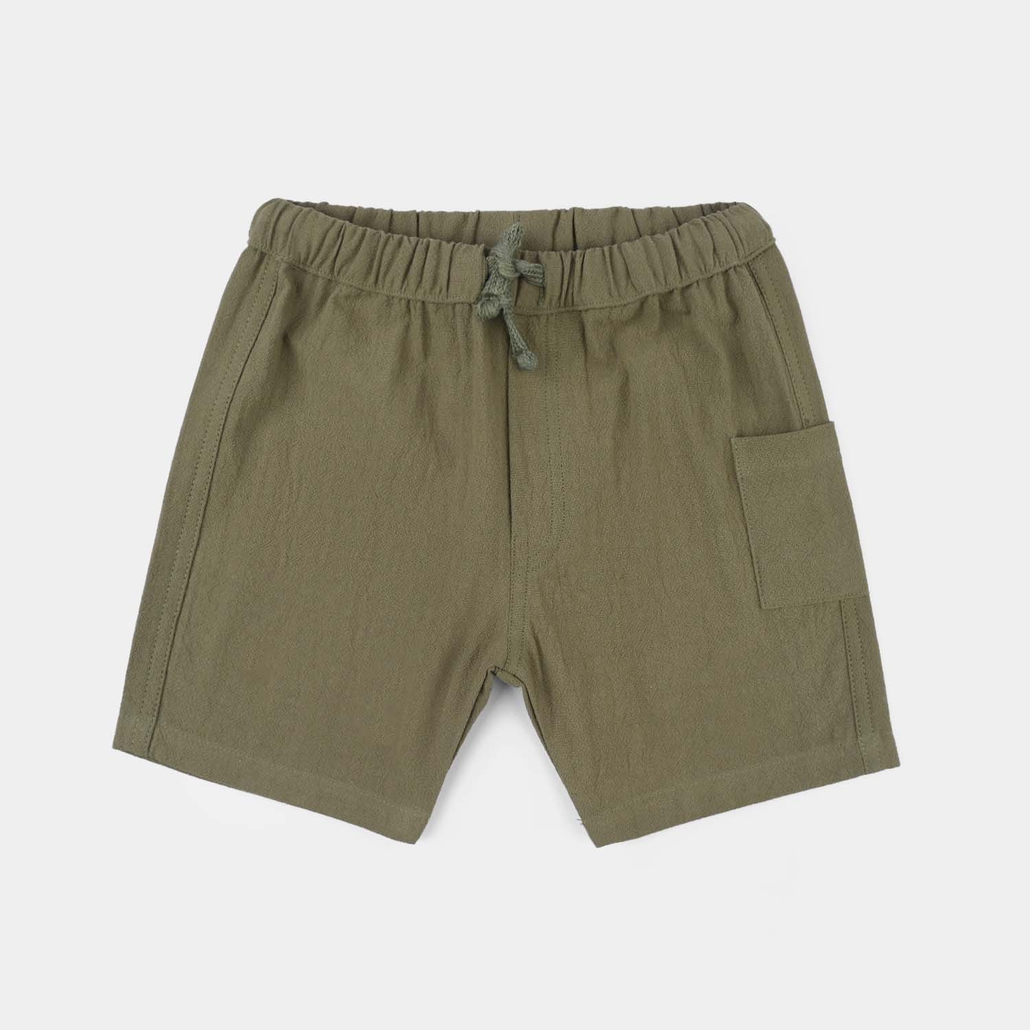 Infant Boys Gauze Woven Suit (Mini Jungle) - Brown/Green - Image 5