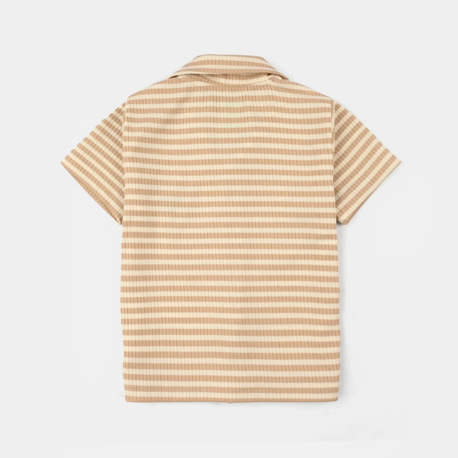 Infant Boys Yarn Dyed Knitted Suit (Hawai Beach) - Brown - Image 5
