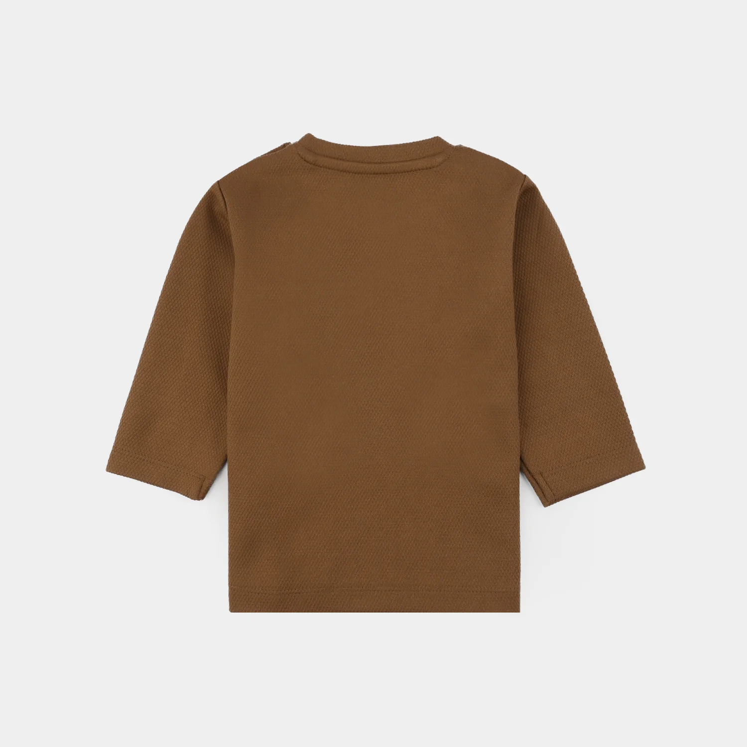Infant Boys Jacquard Suit (CHAMP) - Brown - Image 4