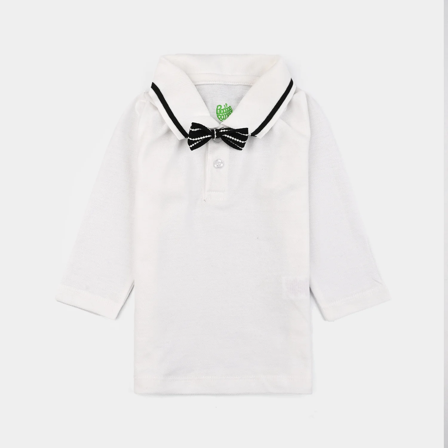 Infant Boys Jacquard Suit (Pop Up Jacquard) - White/Black - Image 6