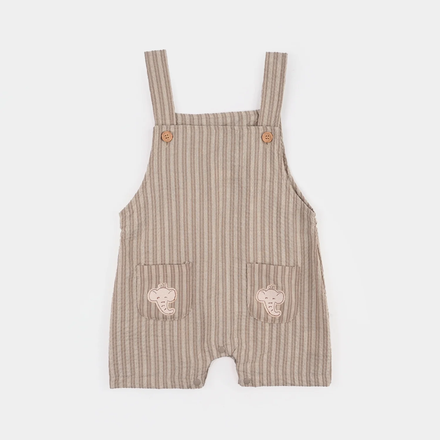 Infant Boys Jersey/Terry 2Pc Suit - Beige - Image 4