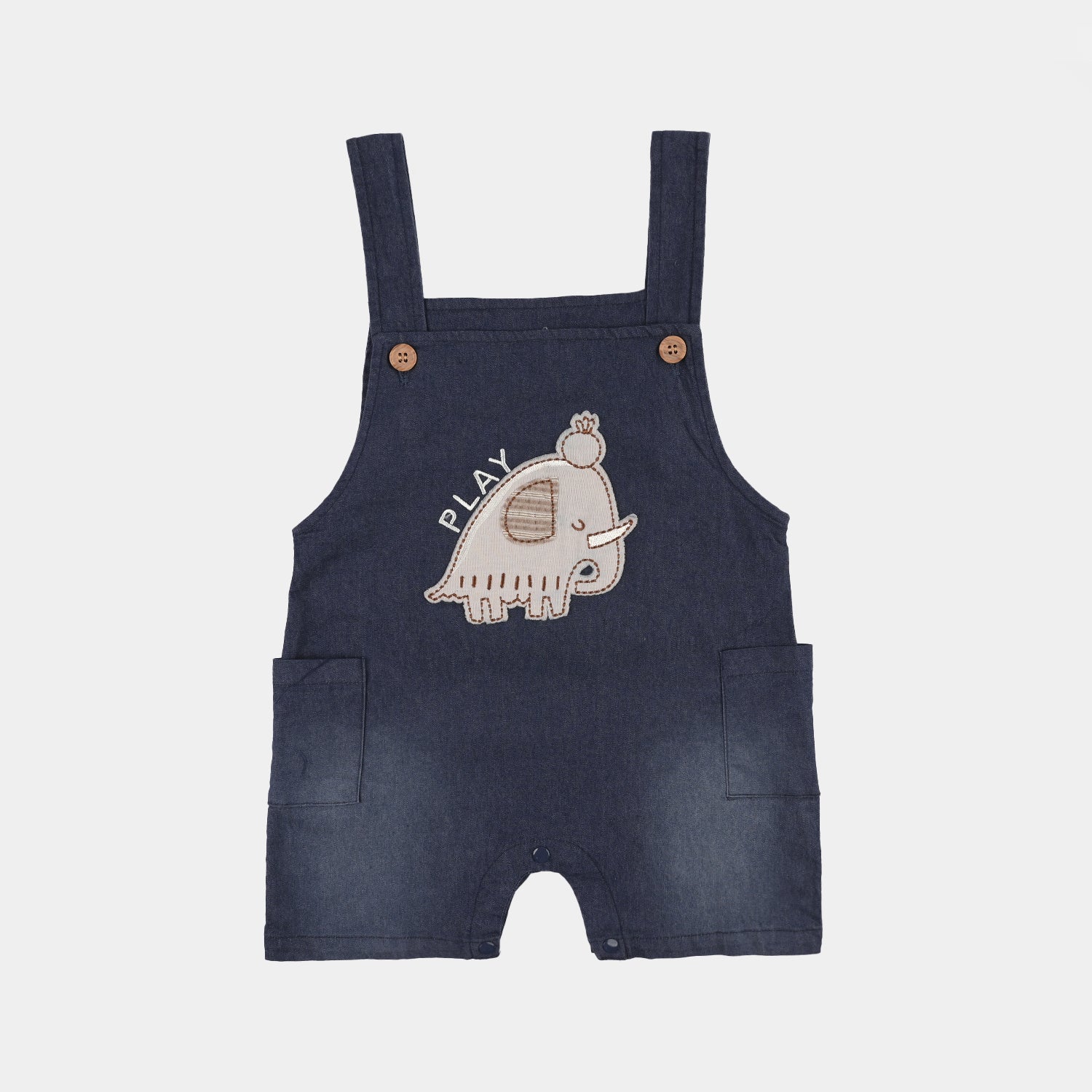 Infant Boys Jersey/Terry 2Pc Suit - Navy - Image 3