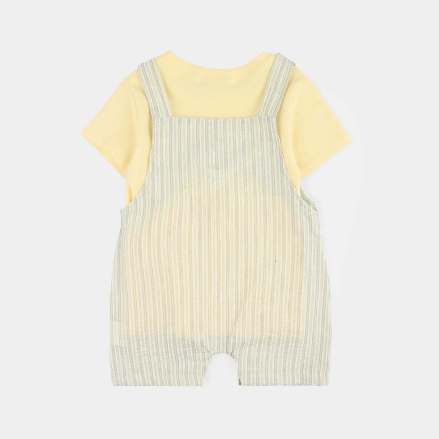 Infant Boys Jersey/Terry 2Pc Suit - Yellow - Image 4