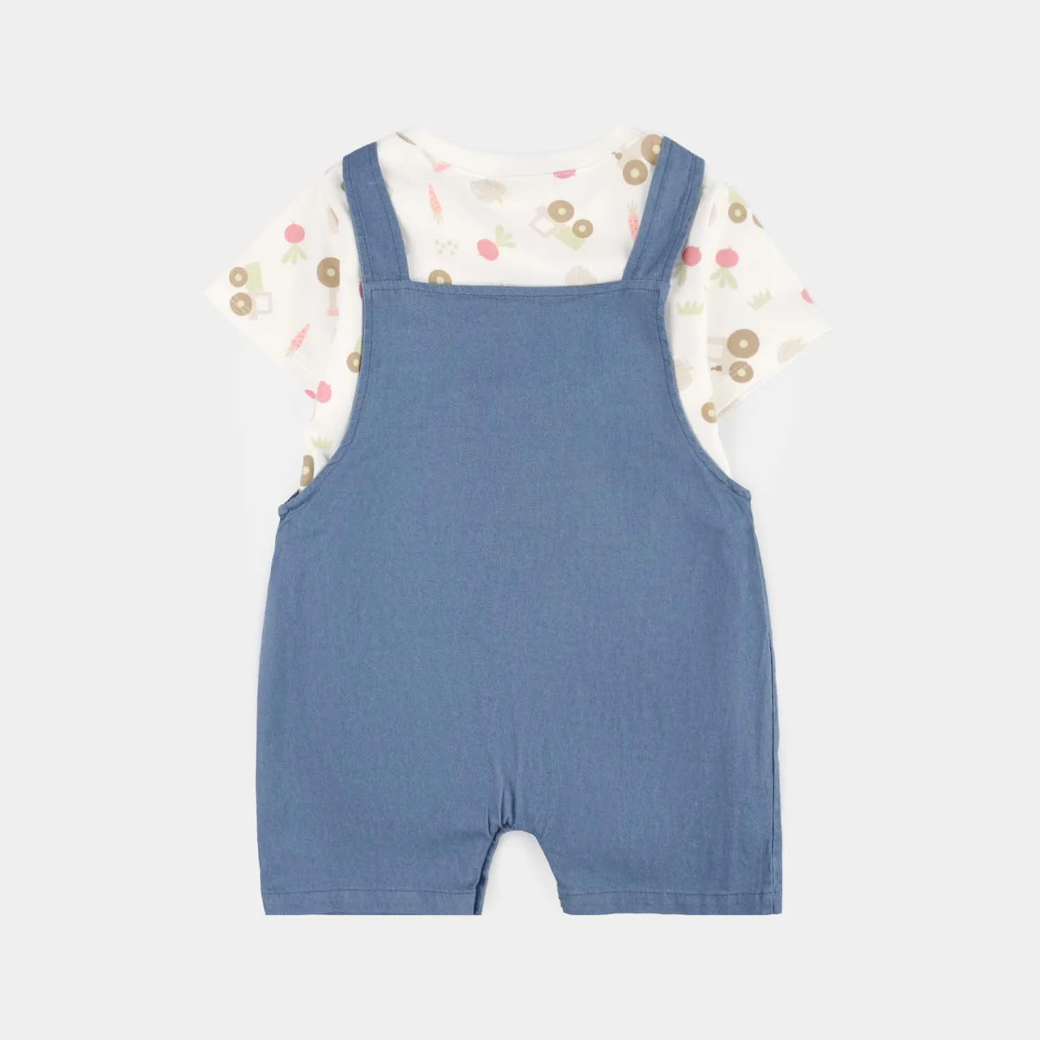 Infant Boys Jersey/Terry 2Pc Suit - Navy - Image 3