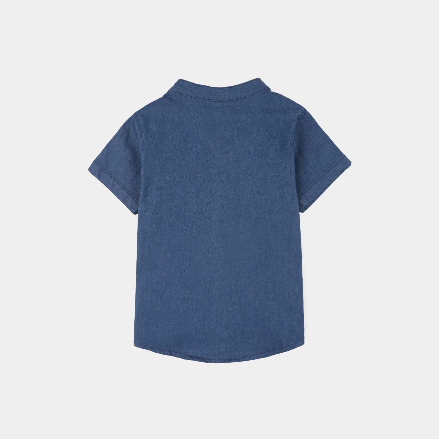 Infant Boys Jersey/Terry 2Pc Suit - Navy - Image 4