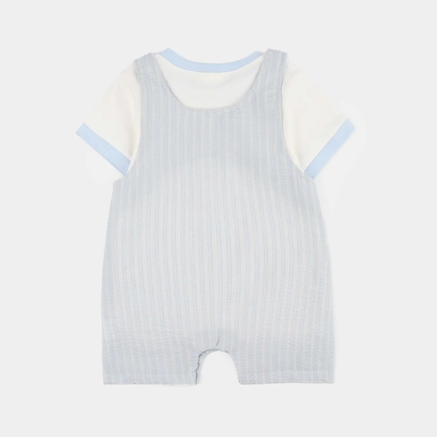 Infant Boys Jersey/Terry 2Pc Suit - White - Image 4