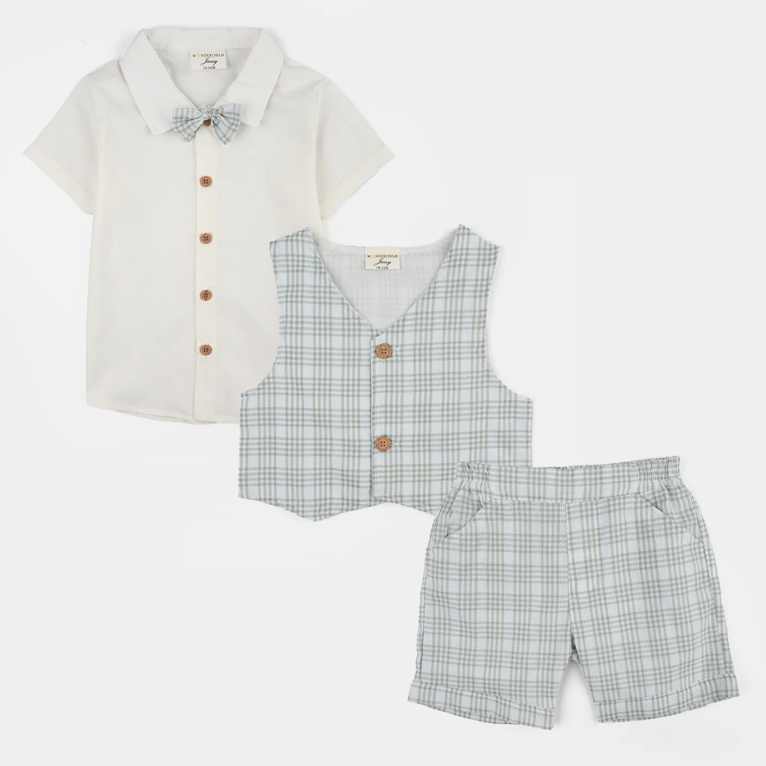 Infant Boys Jersey/Terry 2Pc Suit - Green