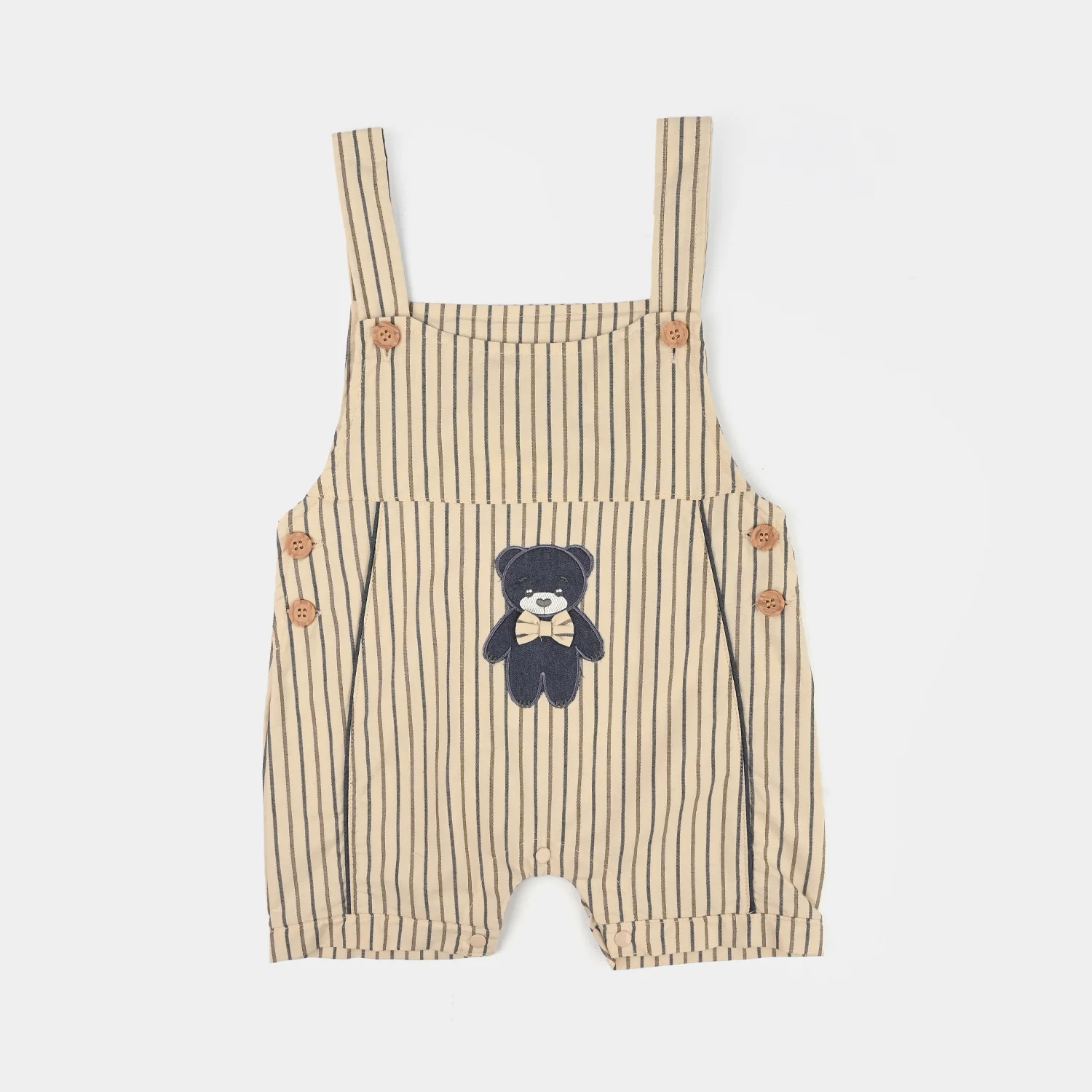 Infant Boys Jersey/Terry 2Pc Suit - Beige - Image 3
