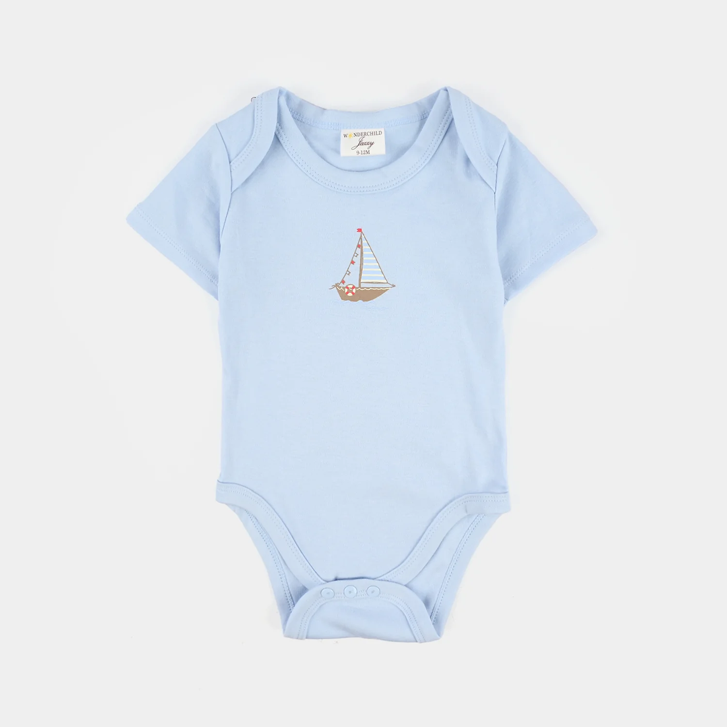 Infant Boys Jersey/Terry 3Pc Gift Set 287-055-BLUE - Image 3