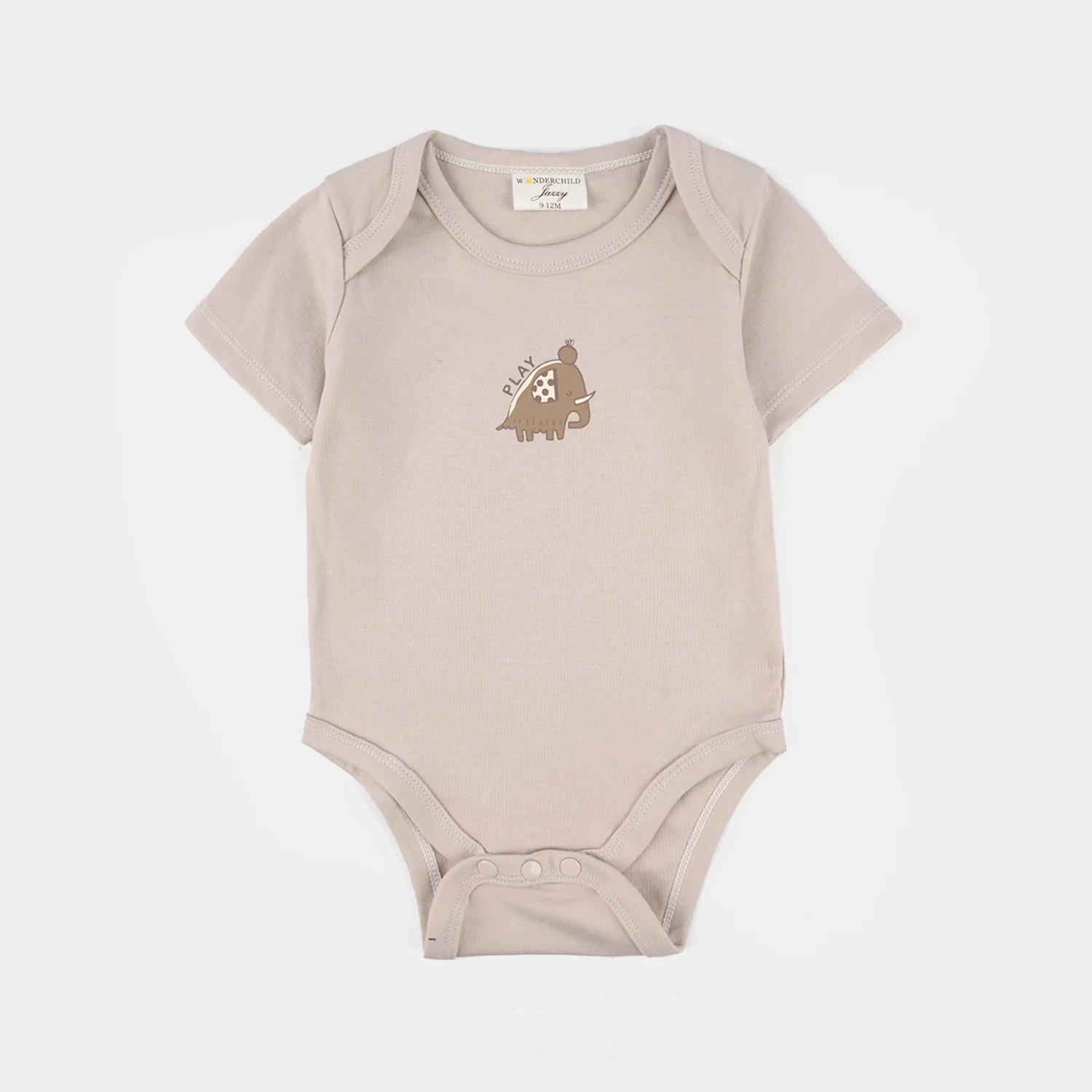 Infant Boys Jersey/Terry 3-Piece Suit - Beige - Image 2