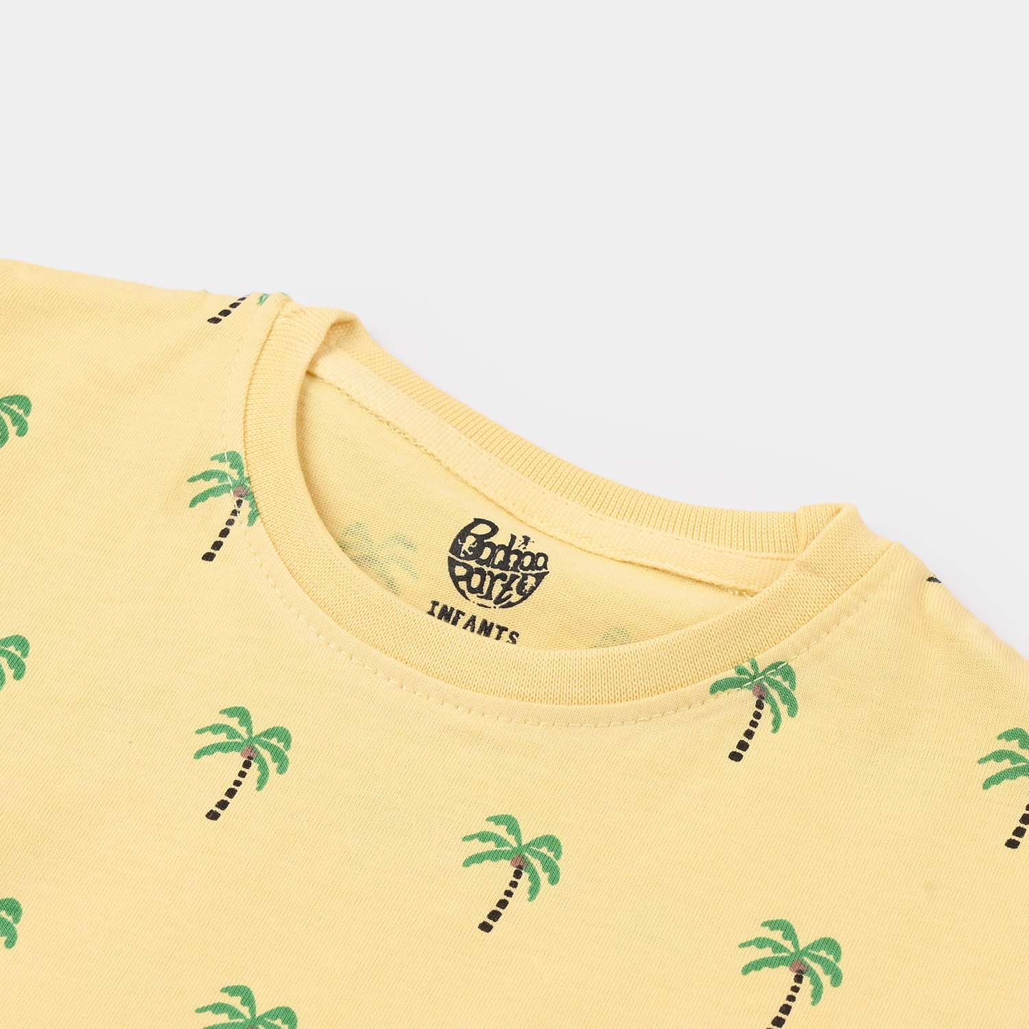 Infant Boys Jersey/Terry Sando (Hey Vacay) - Yellow - Image 3