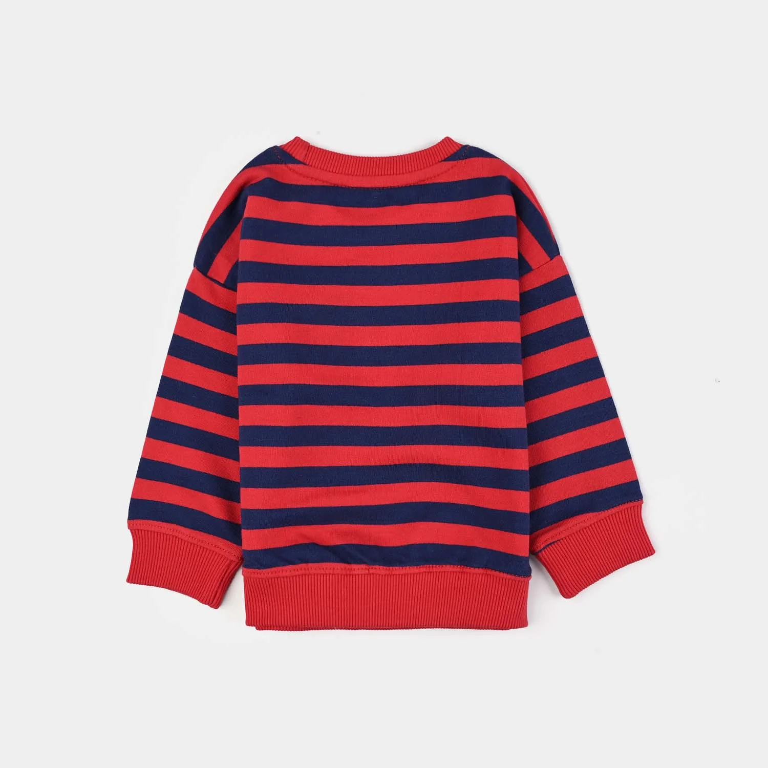 Infant Boys Jersey/Terry Sweatshirt - Red - Image 3
