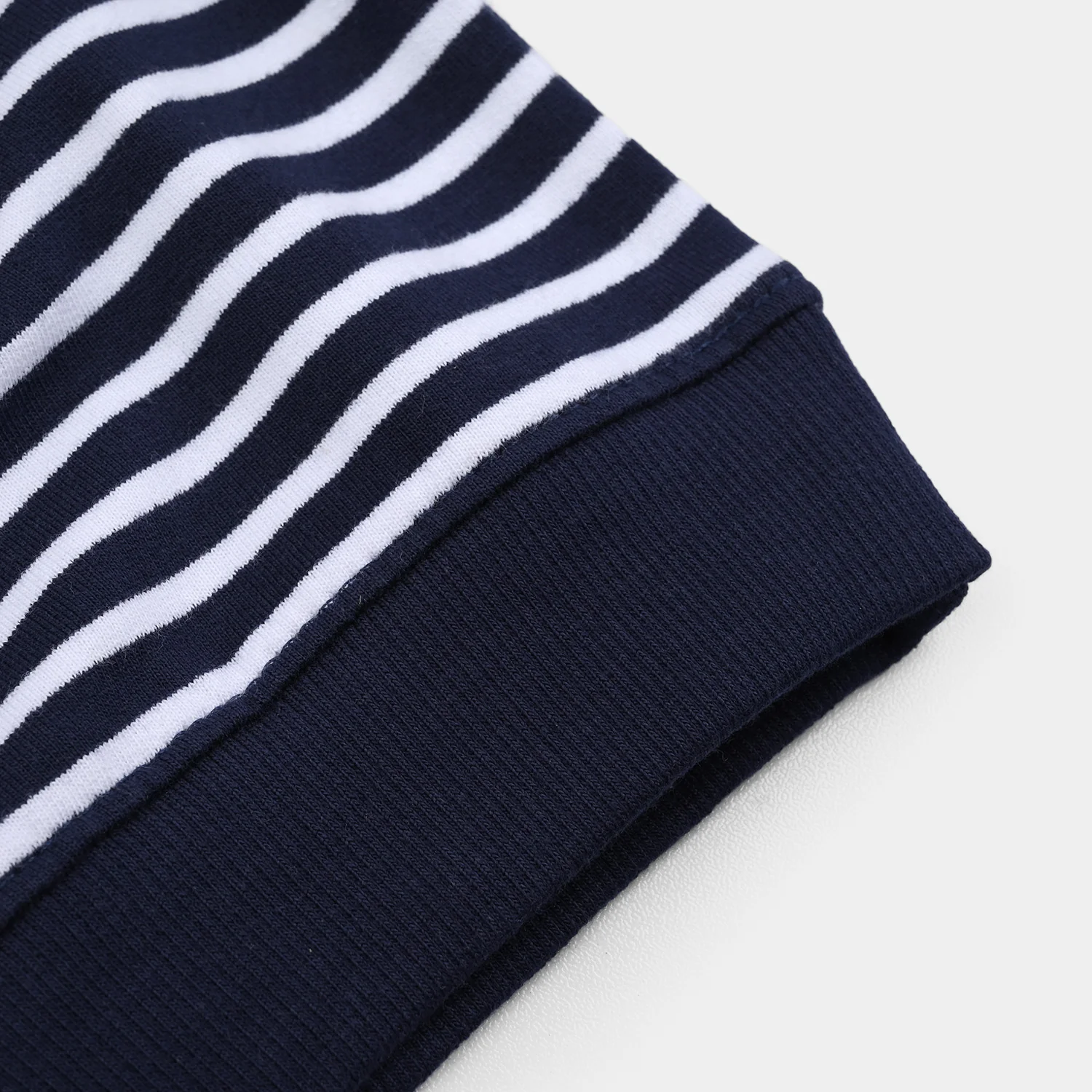 Infant Boys Jersey/Terry Sweatshirt - Navy - Image 3