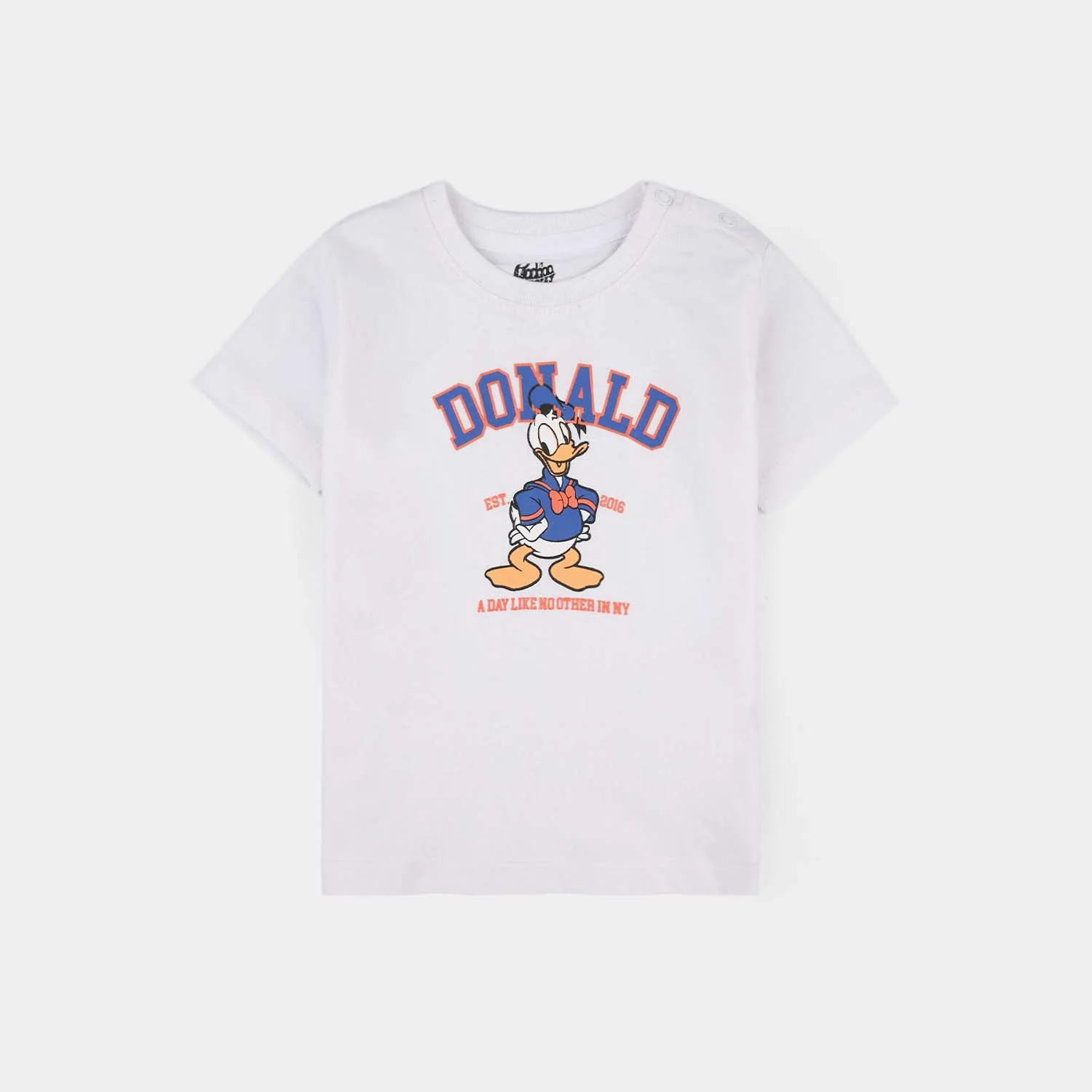 Infant Boys Jersey/Terry T-Shirt - White