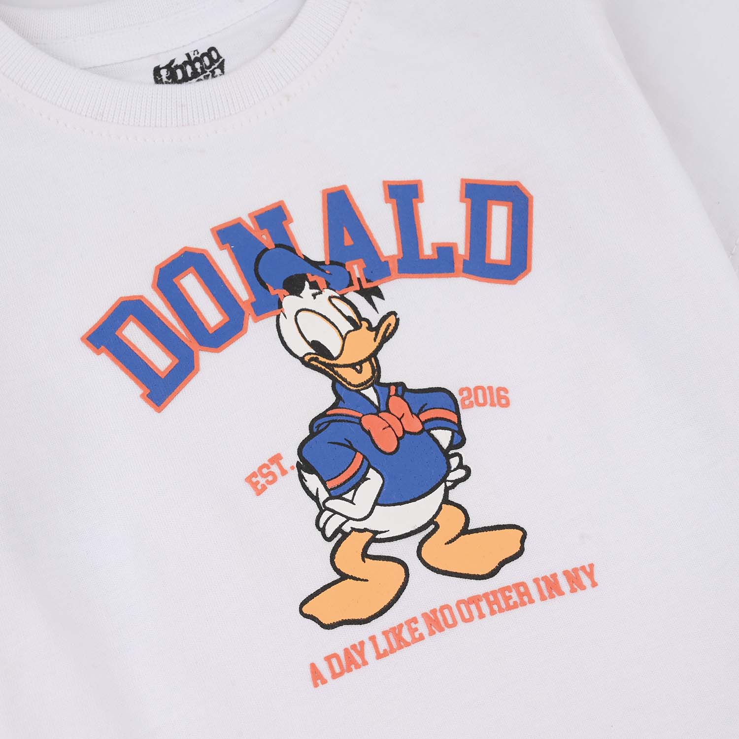 Infant Boys Jersey/Terry T-Shirt - White - Image 2