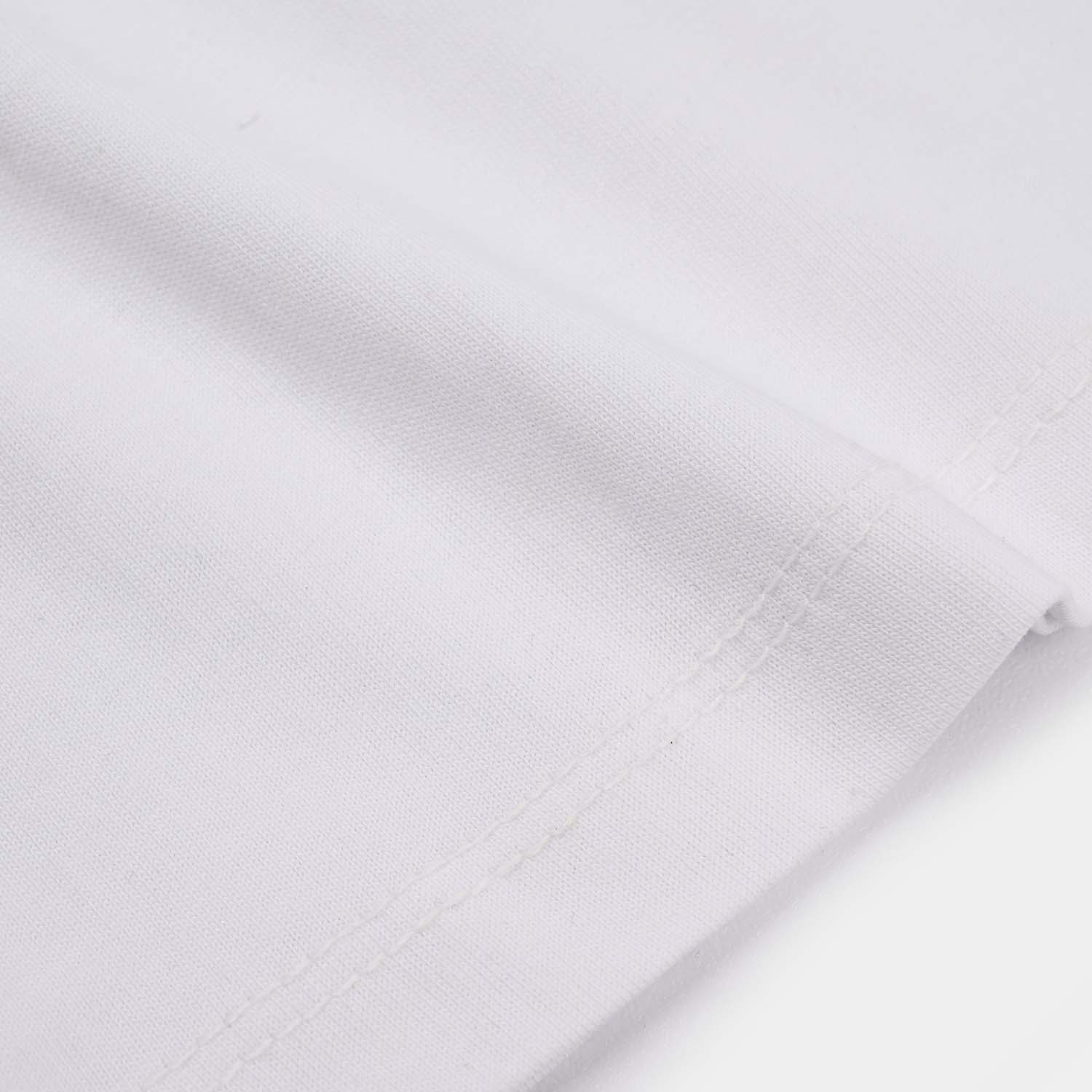 Infant Boys Jersey/Terry T-Shirt - White - Image 3