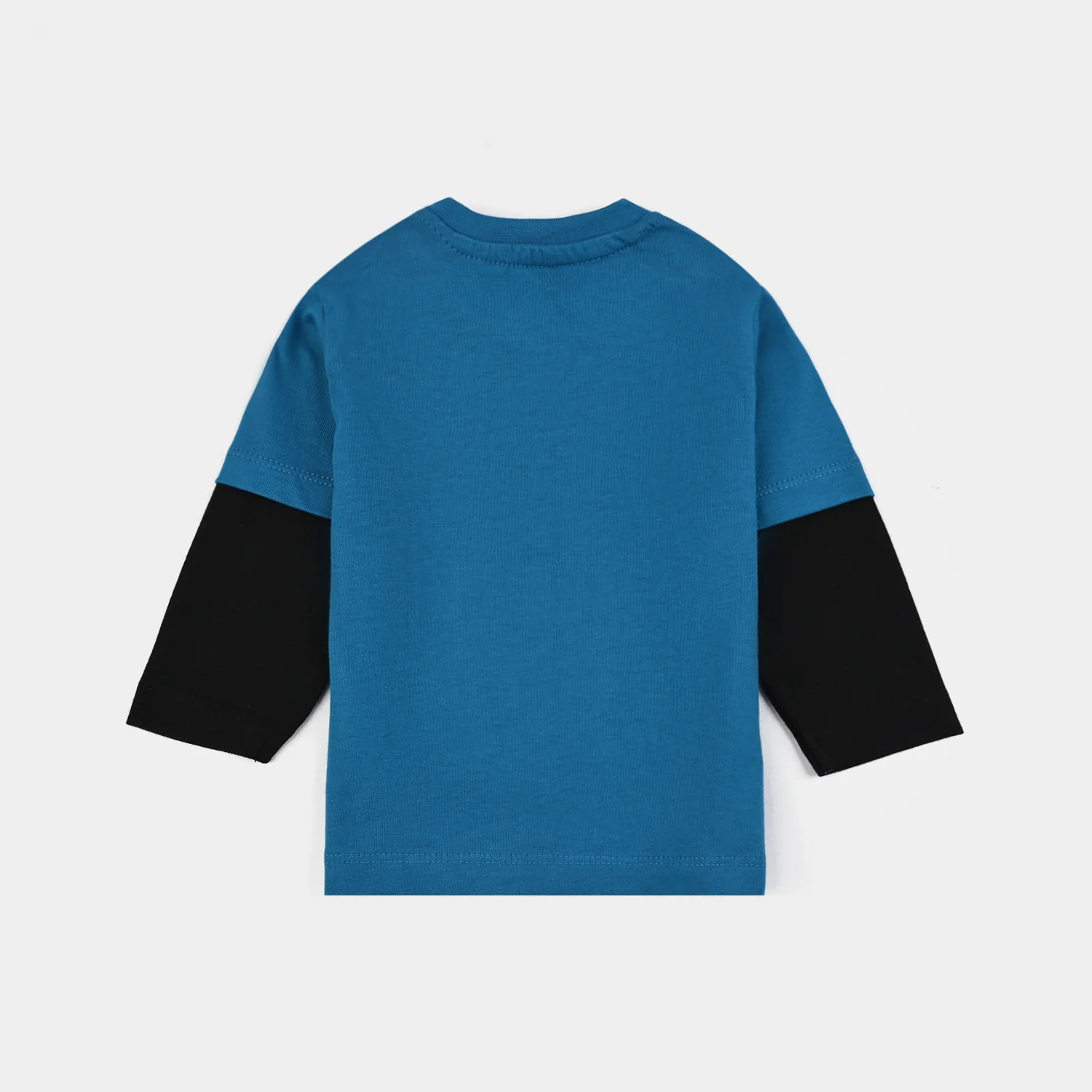 Infant Boys Jersey/Terry T-Shirt F/S-Blue - Image 5