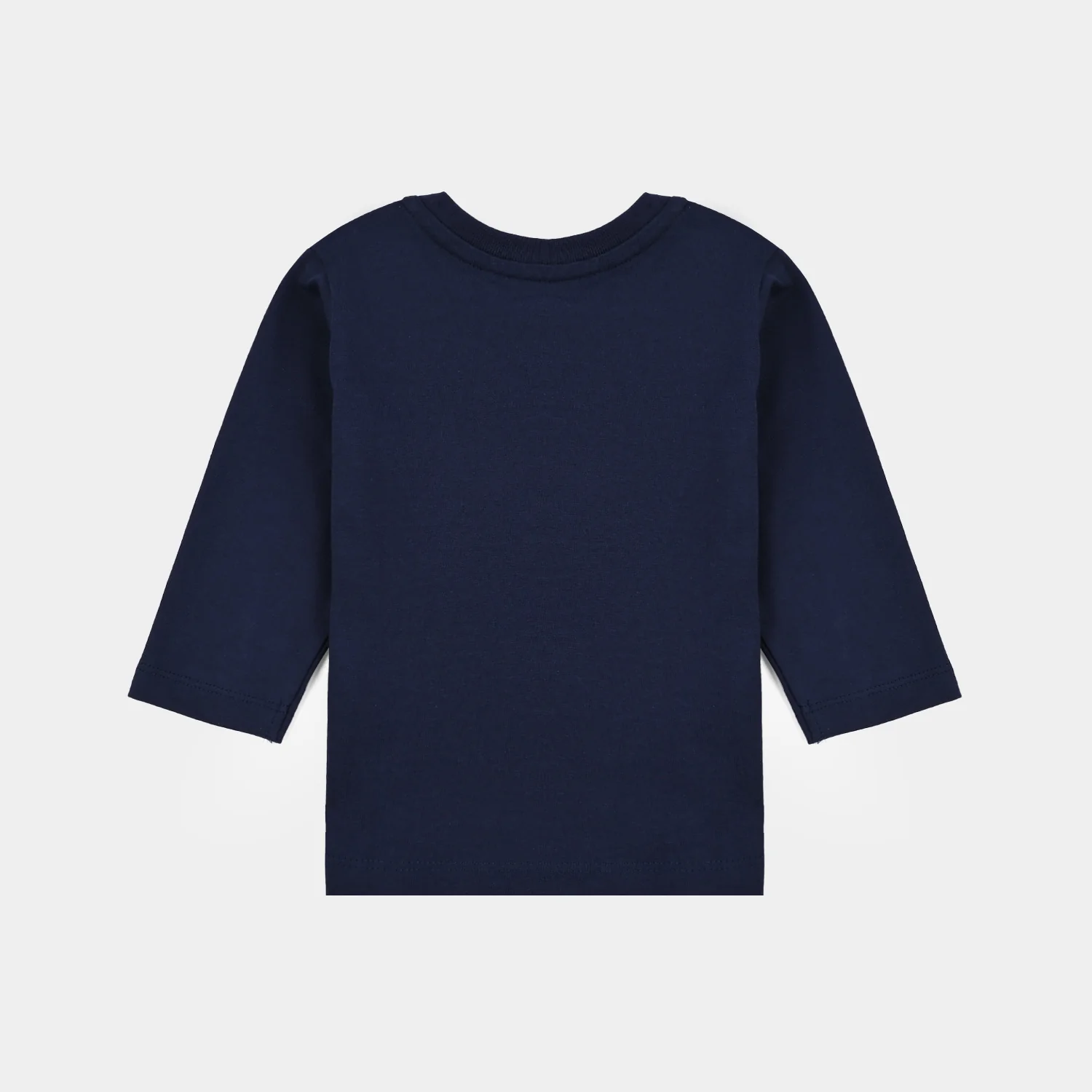 Infant Boys Jersey/Terry T-Shirt Lil Bro-NAVY - Image 4