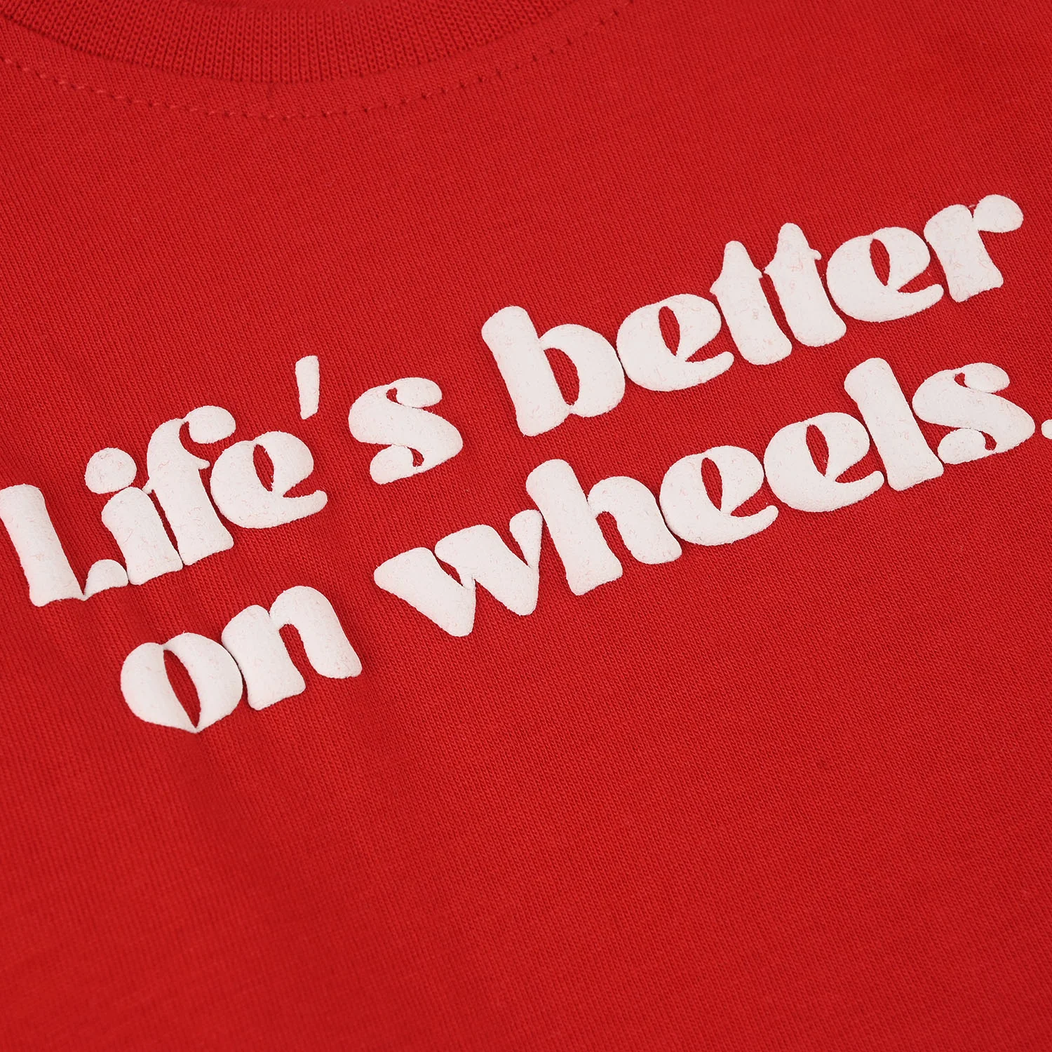 Infant Boys Jersey/Terry T-Shirt (Wheels) - Red - Image 3