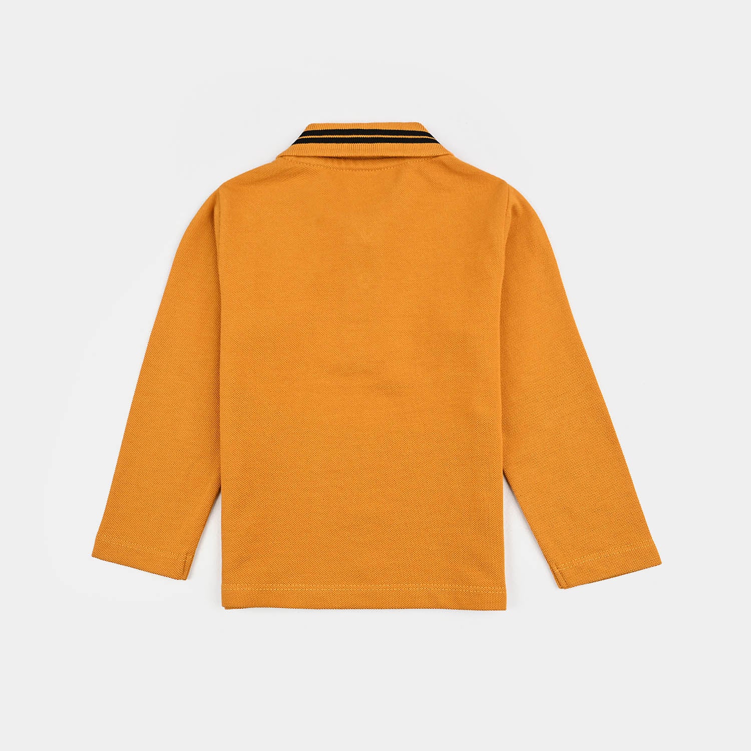 Infant Boys Jumbo Pique Polo (Panda) - Yellow - Image 4
