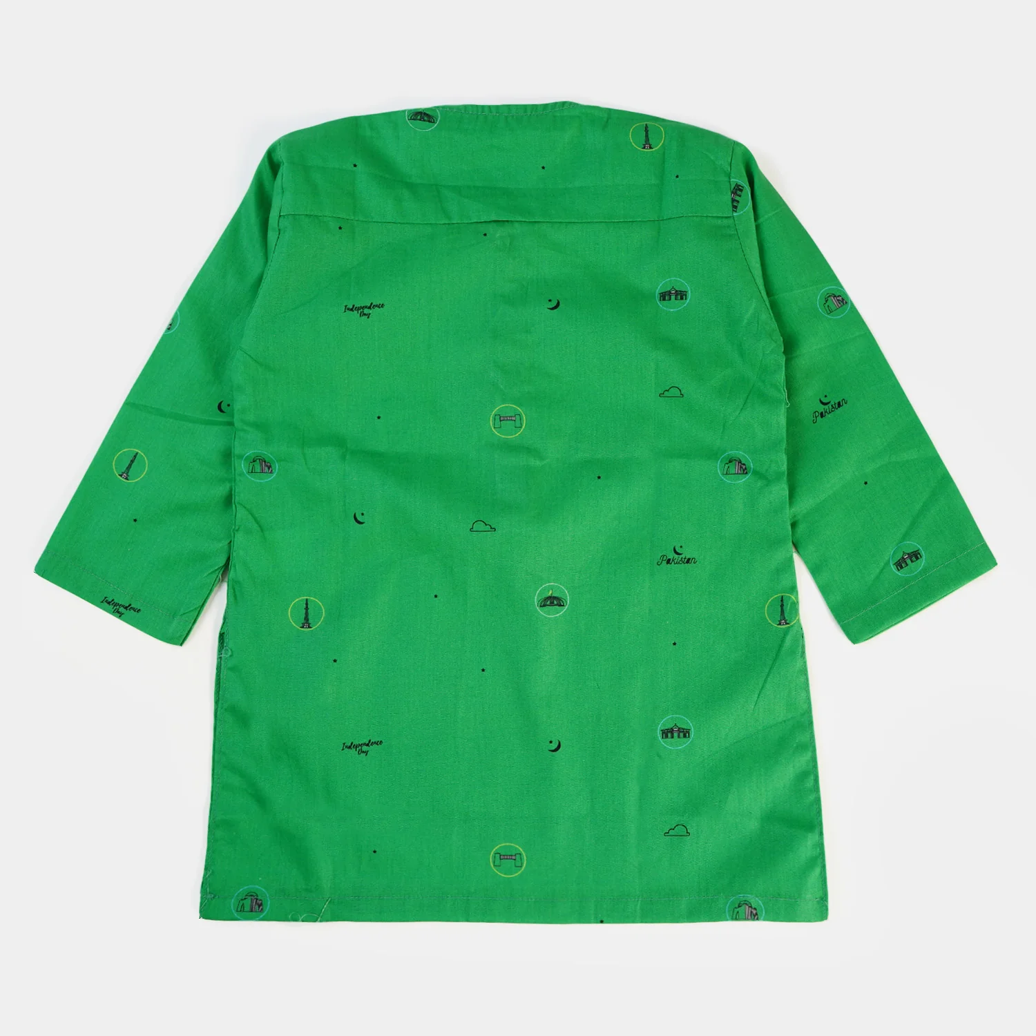 Infant Boys Kurta National Monument - Green - Image 3