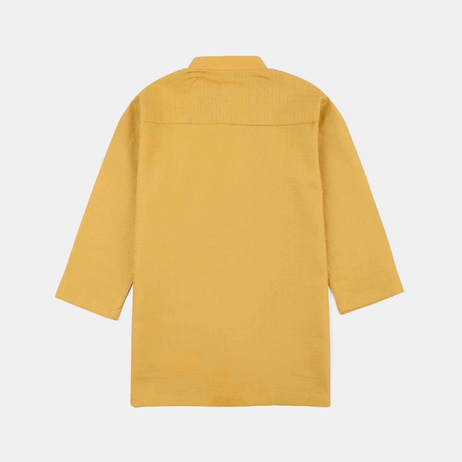 Infant Boys Kurta Pajama (Honey Mustard) - Yellow - Image 4