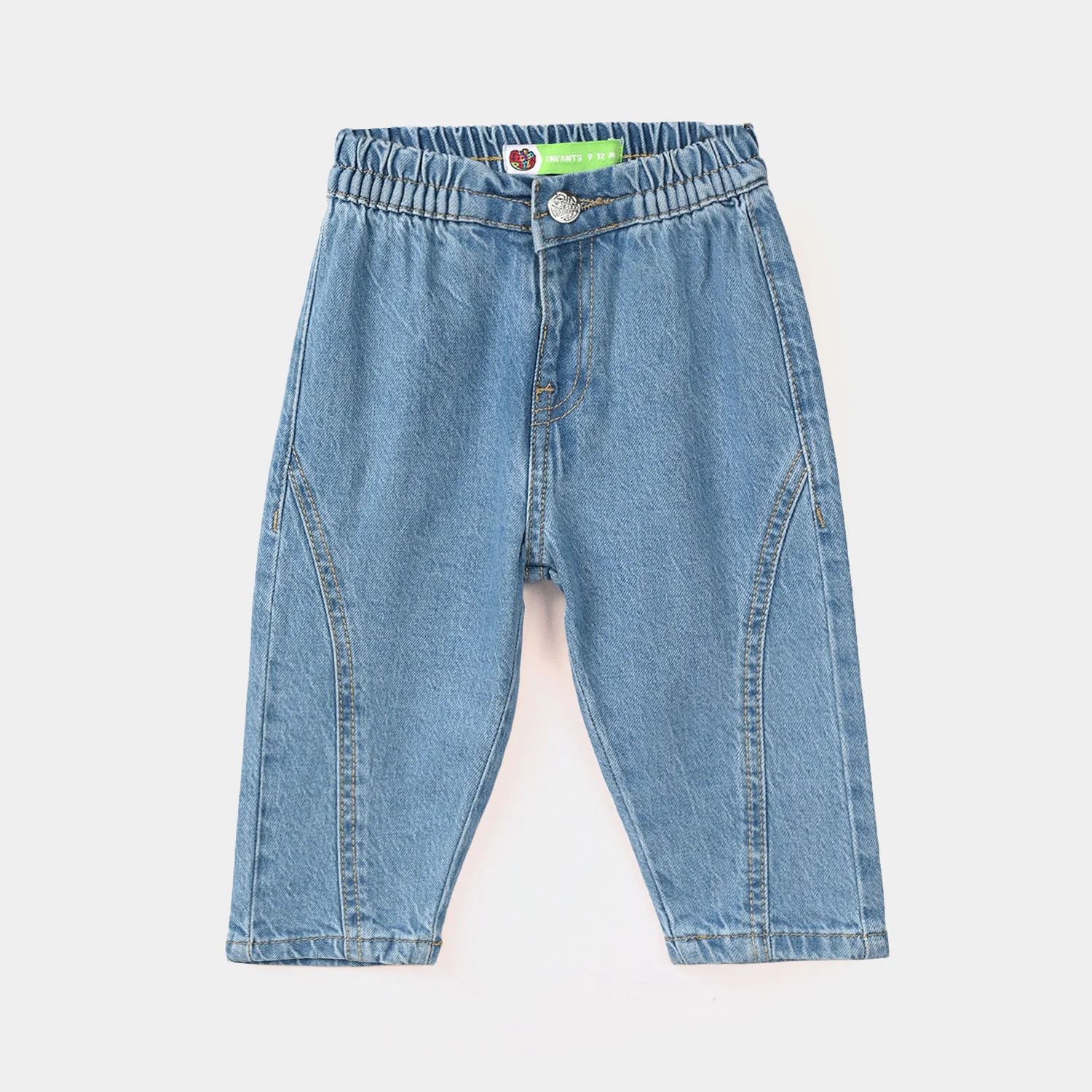 Infant Boys Denim Viscose Pant Cut & Sew – Light Blue