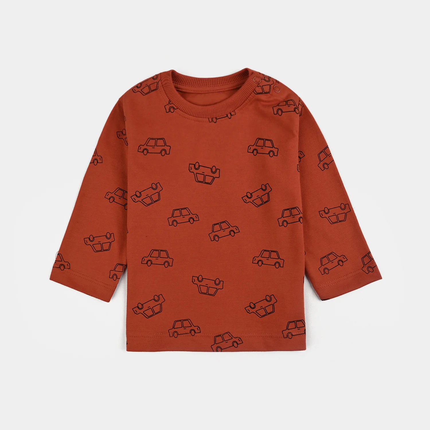 Infant Boys Poly Cotton Jersey Night Suit CARS - Image 2