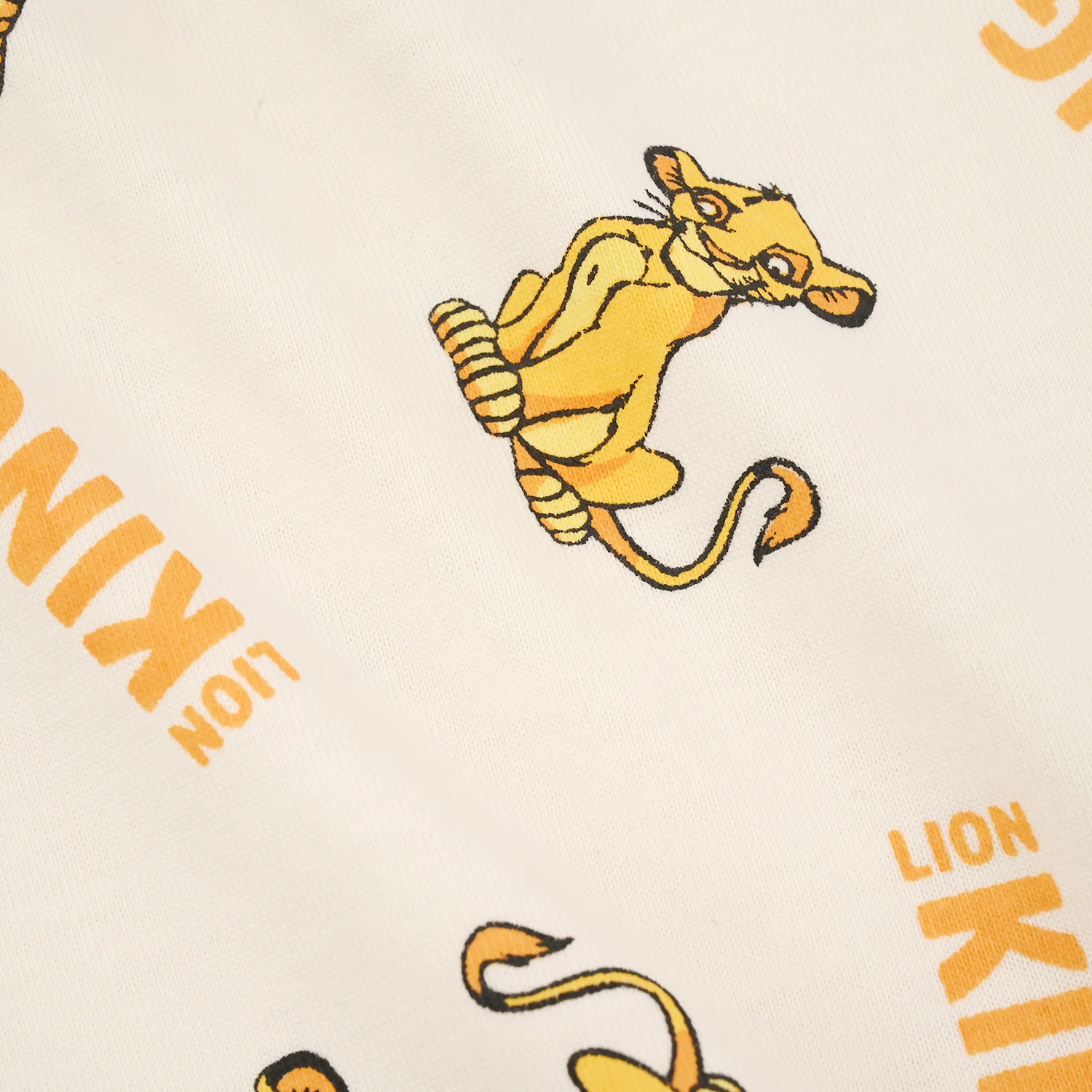 Infant Boys PC Jersey Night Suit (Lion King) - Off-White - Image 3