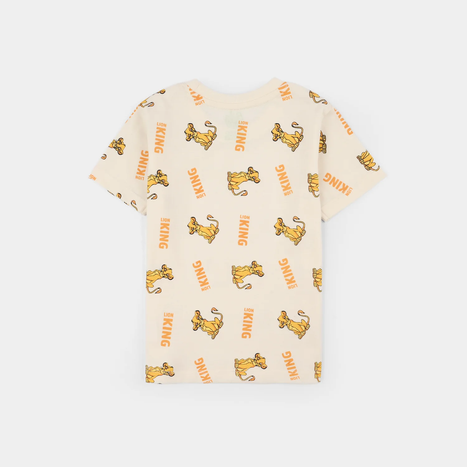 Infant Boys PC Jersey Night Suit (Lion King) - Off-White - Image 4
