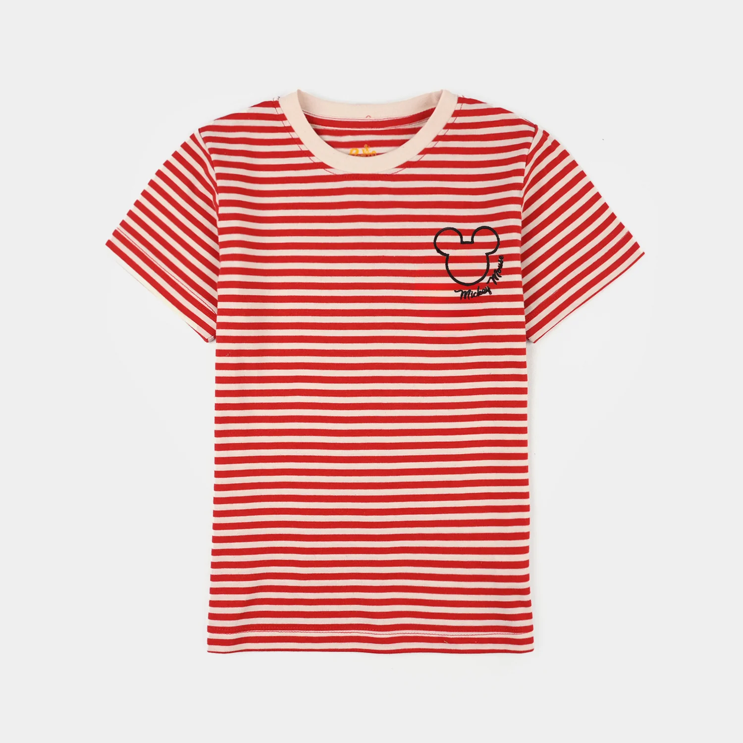 Infant Boys PC Jersey Night Suit - White/Red - Image 2