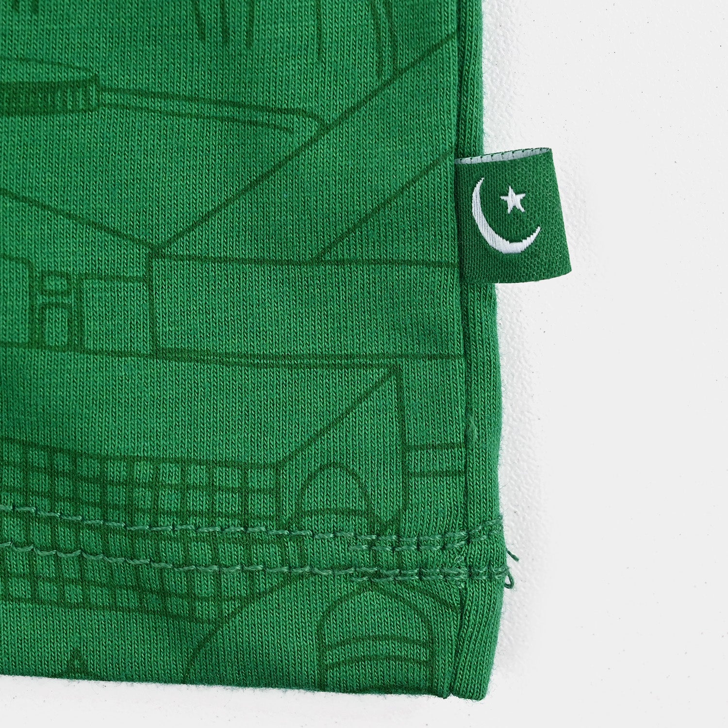 Infant Boys Poly Cotton Jersey T-Shirt 14th AUGUST-Joly Green - Image 3