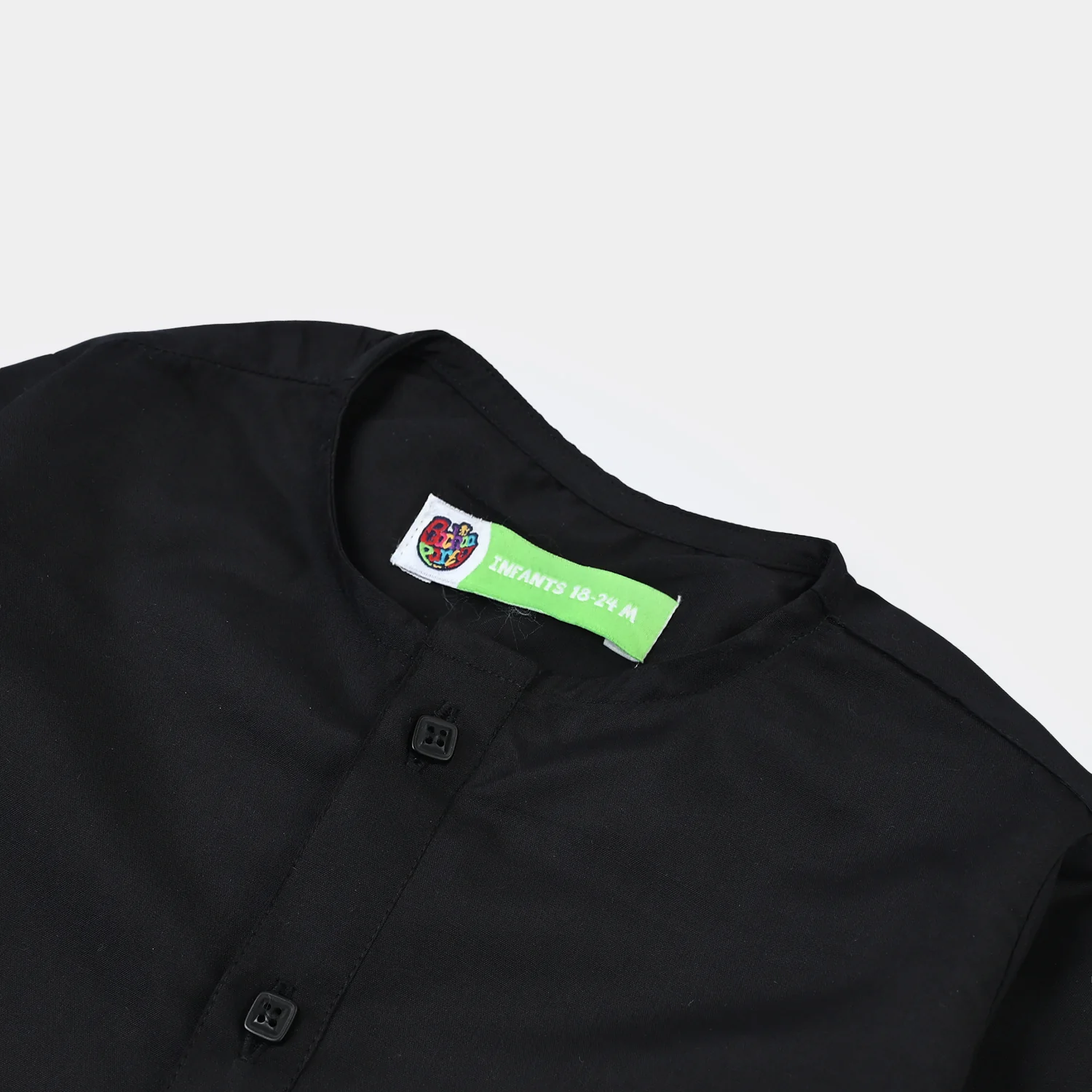 Infant Boys Poly Viscose 3 Piece Suit (Black Blended) - Image 3