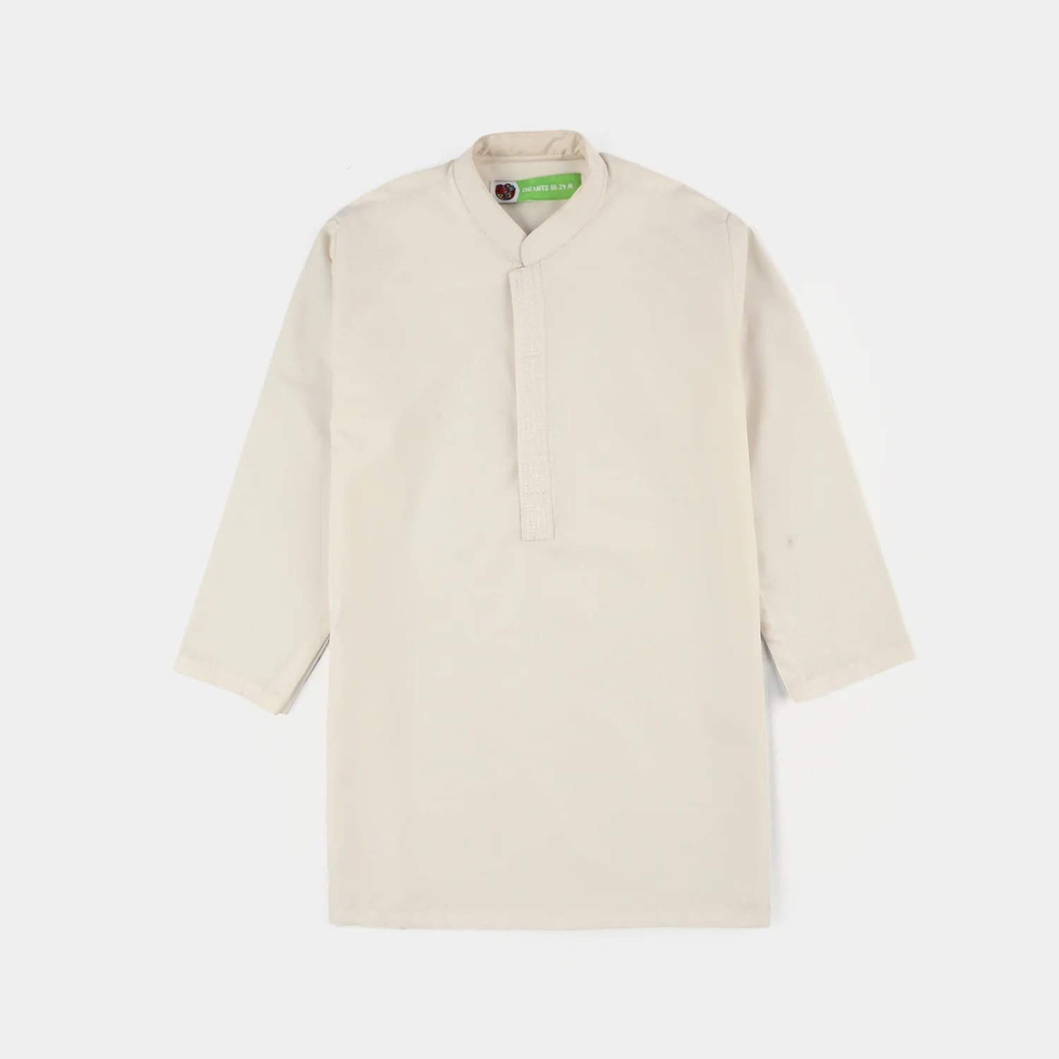 Infant Boys Poly Viscose 3-Piece Suit (After Glow) - Off-White - Image 2